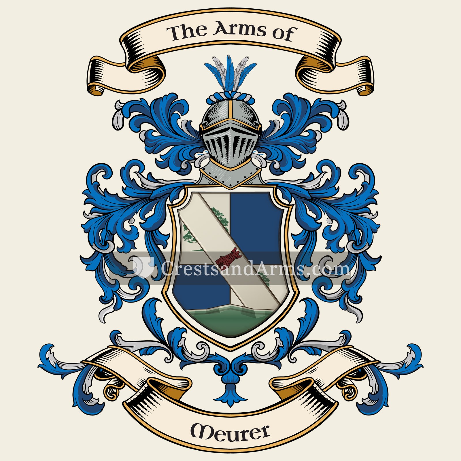 The Meurer coat of arms
