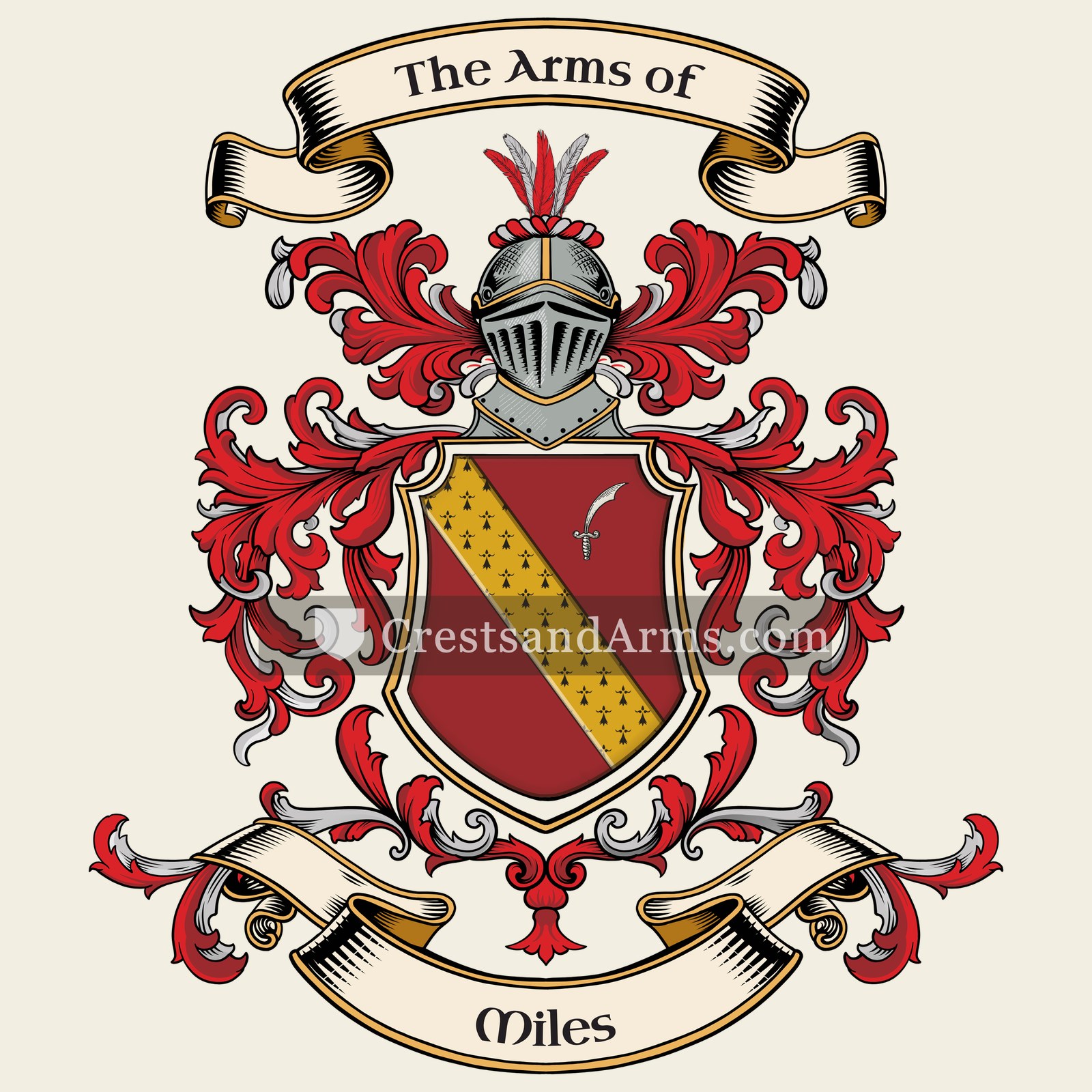 The Miles coat of arms