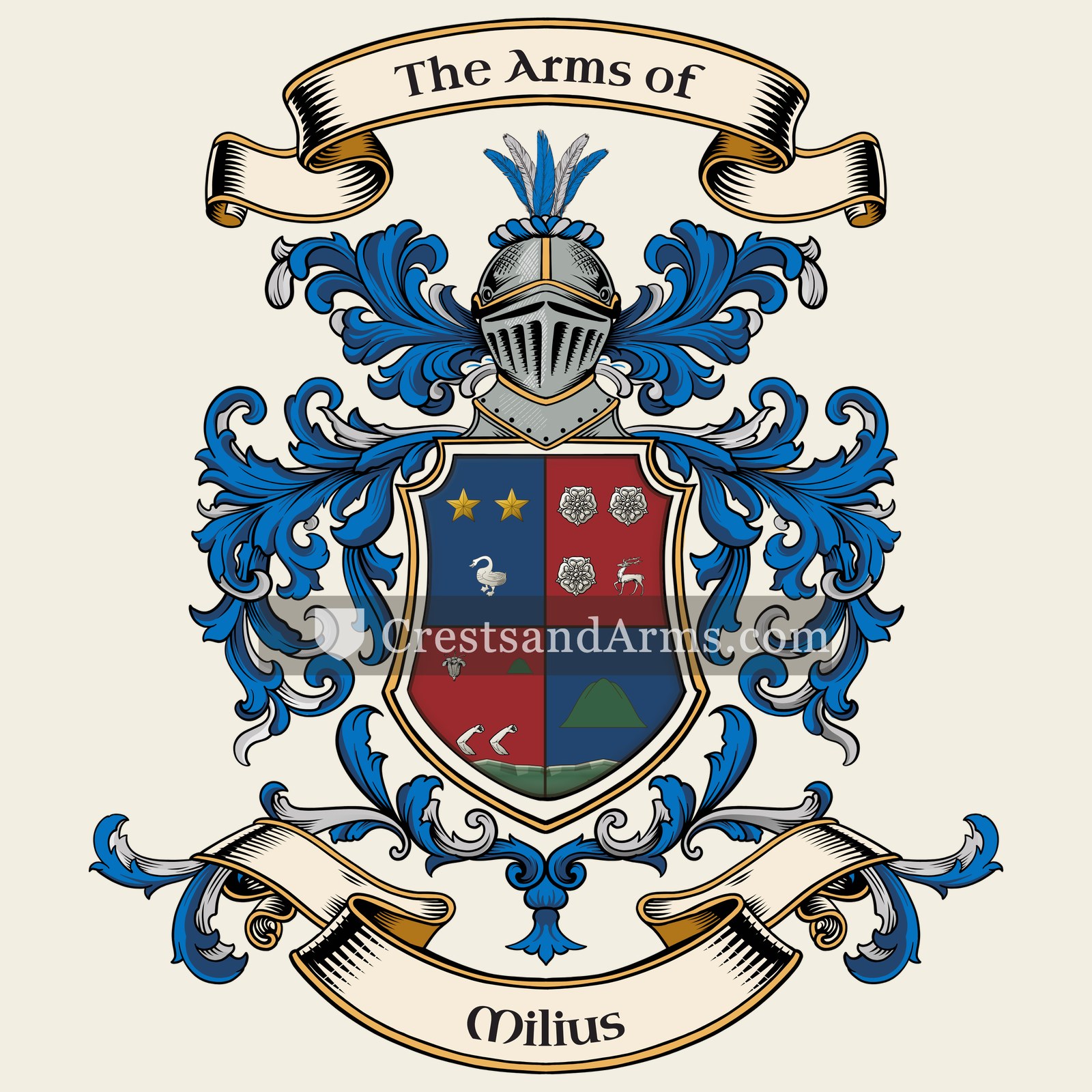 The Milius coat of arms