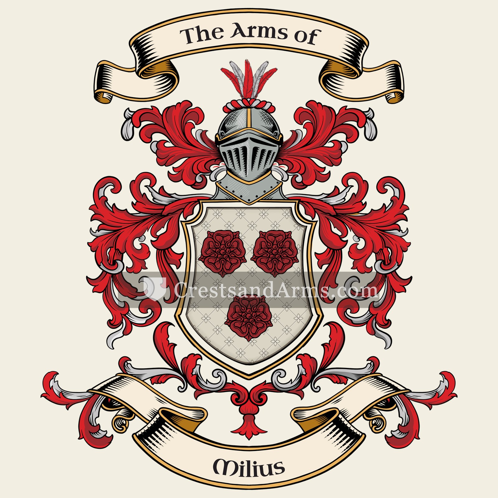 The Milius coat of arms