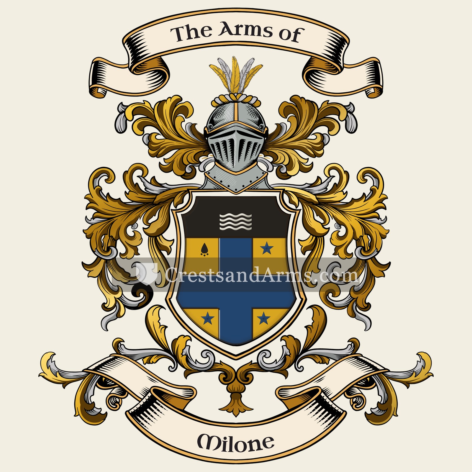 The Milone coat of arms