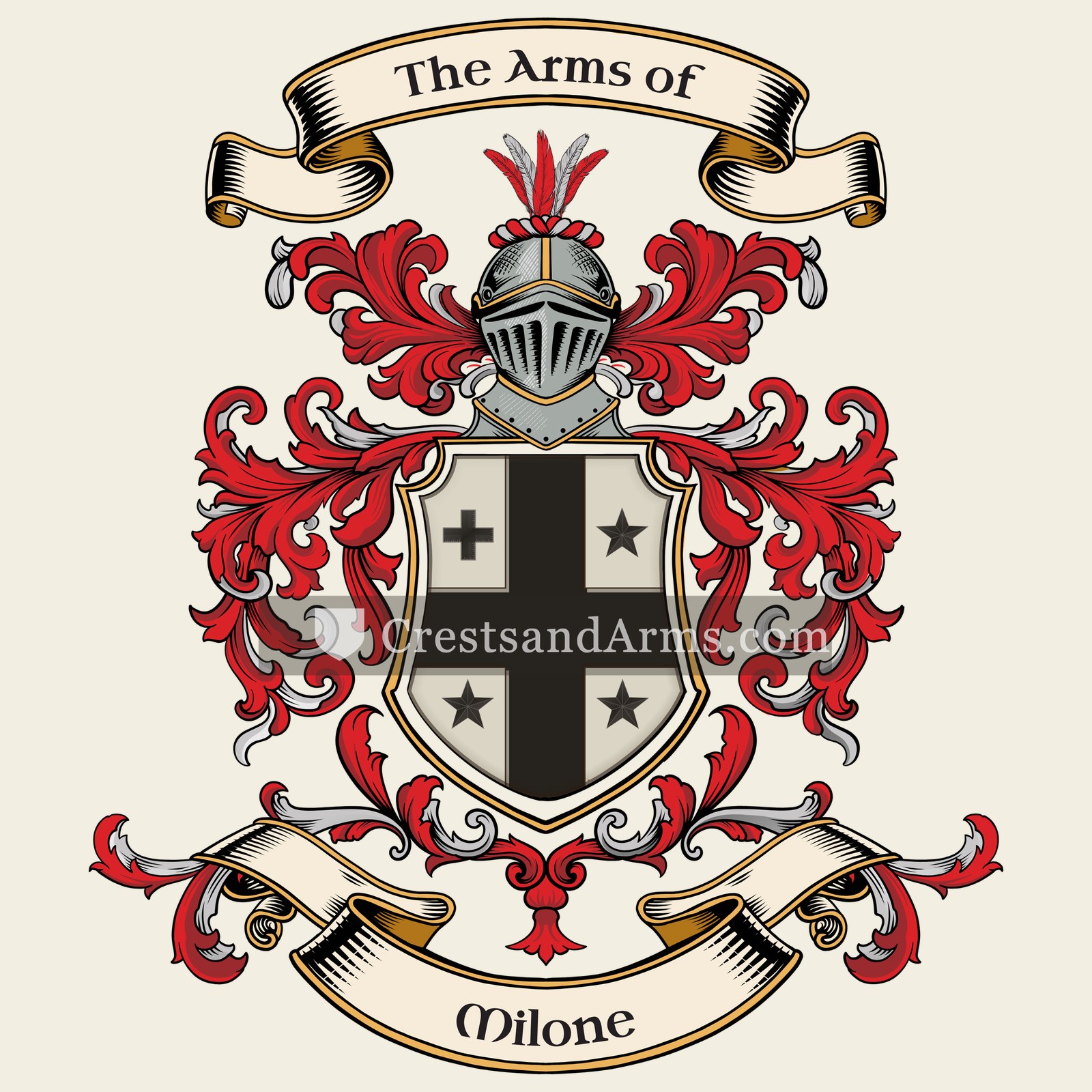 The Milone coat of arms