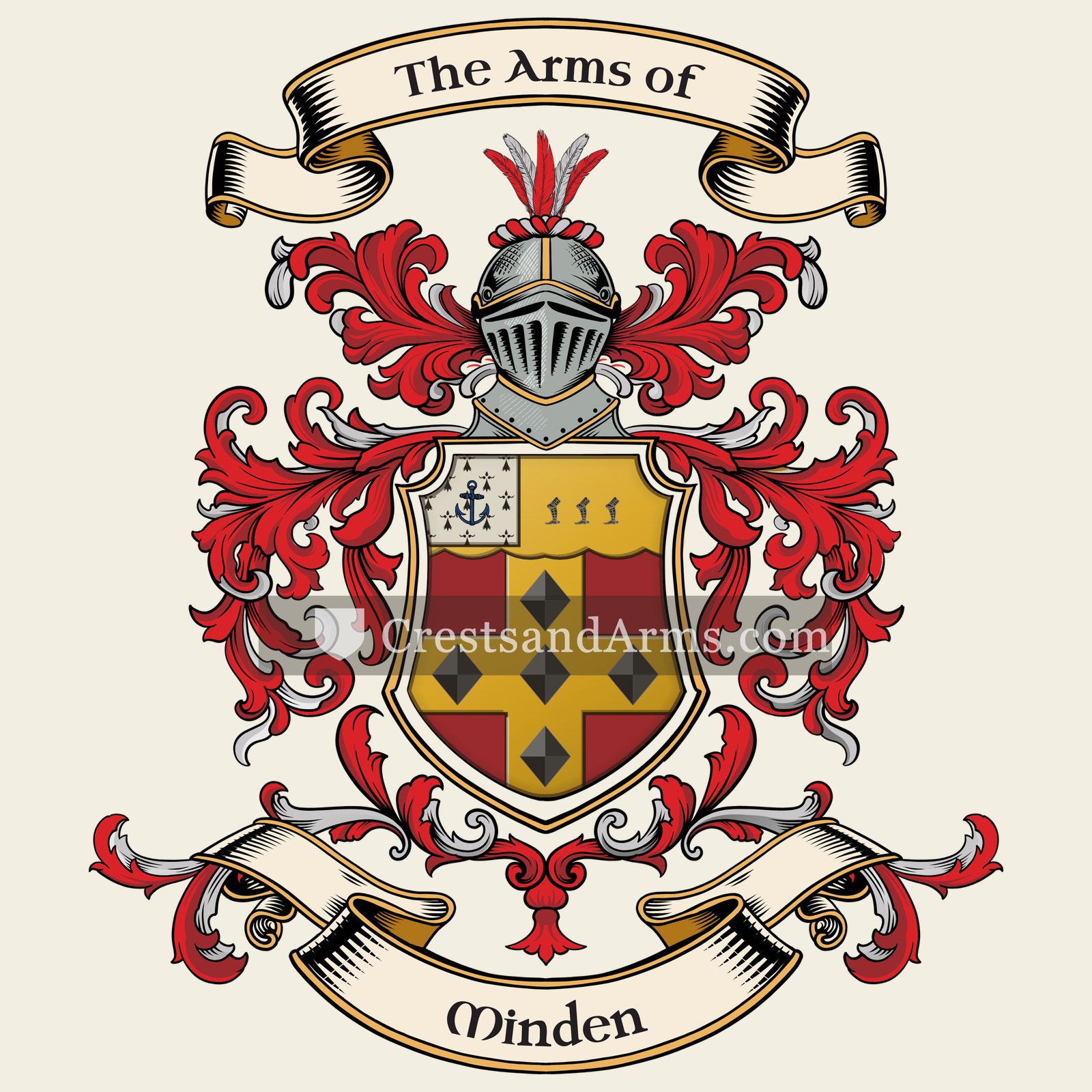 The Minden coat of arms