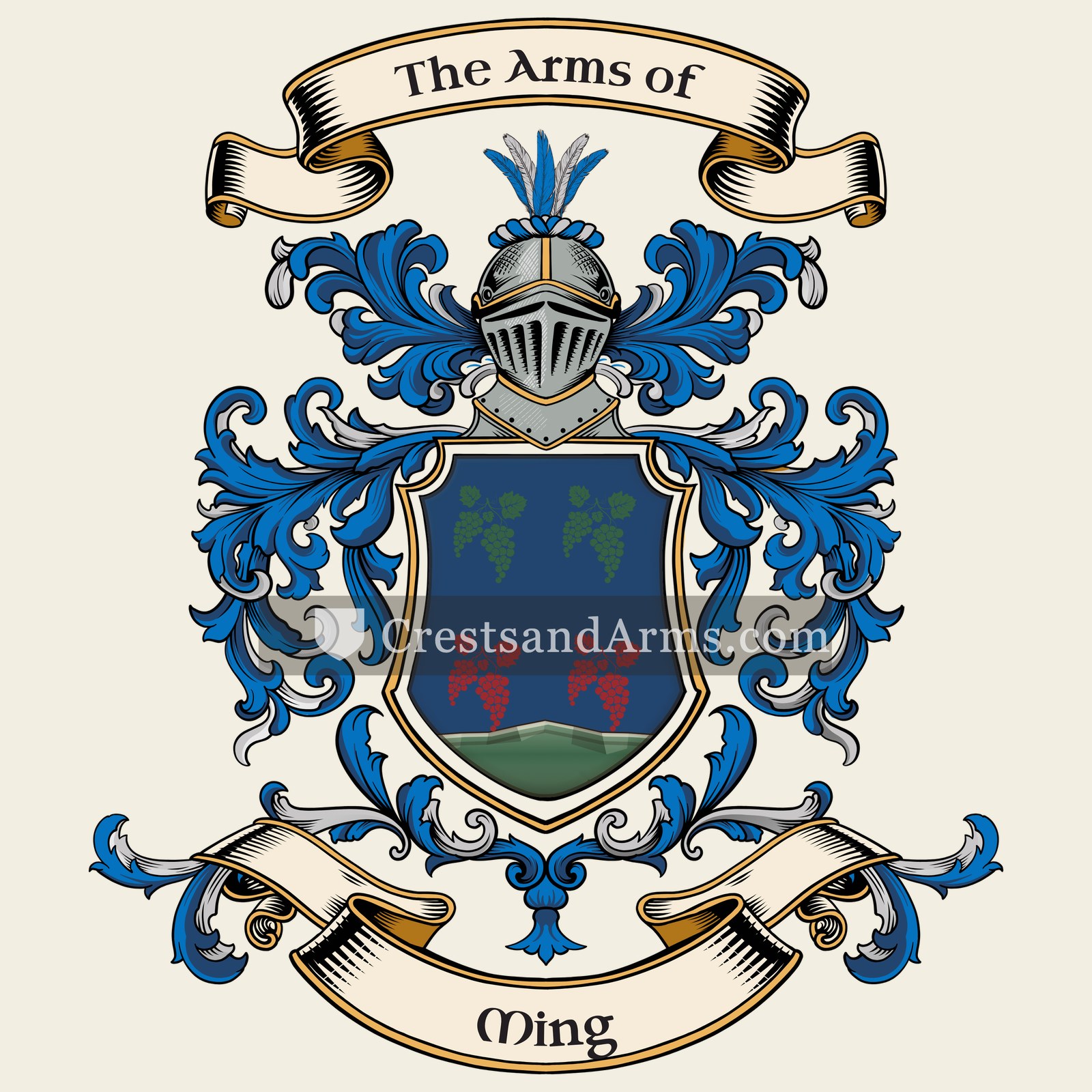 The Ming coat of arms