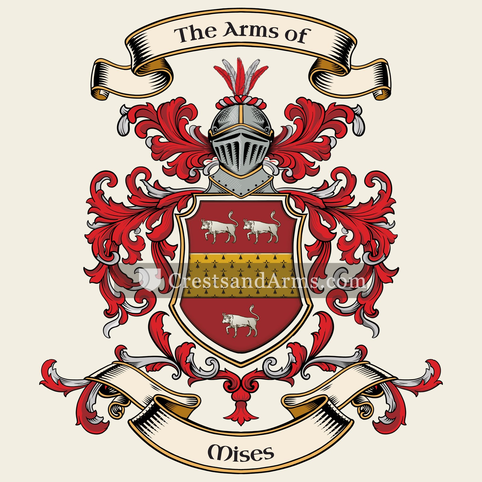 The Mises coat of arms