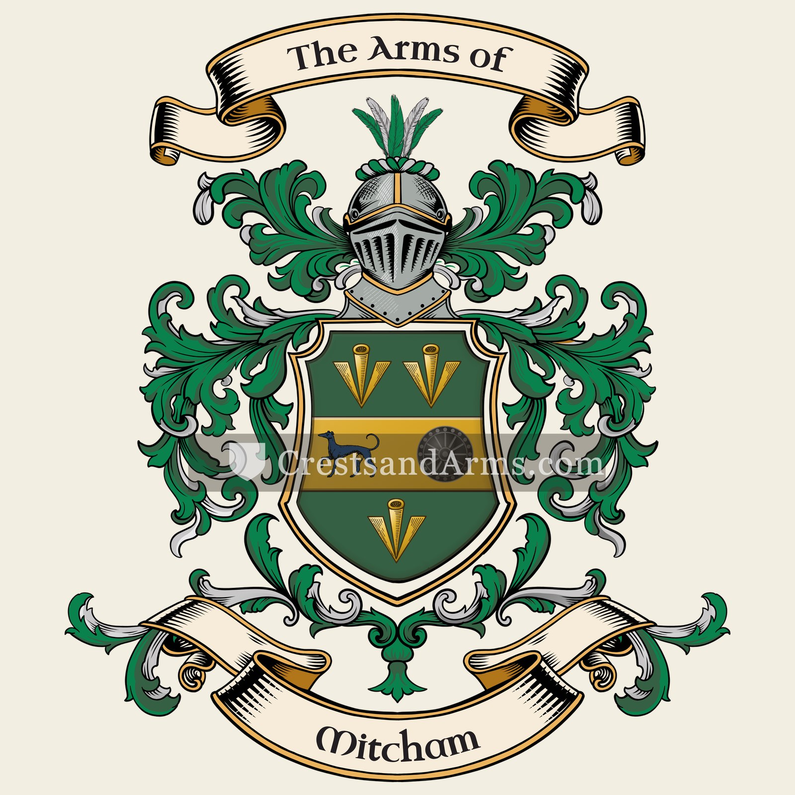 The Mitcham coat of arms