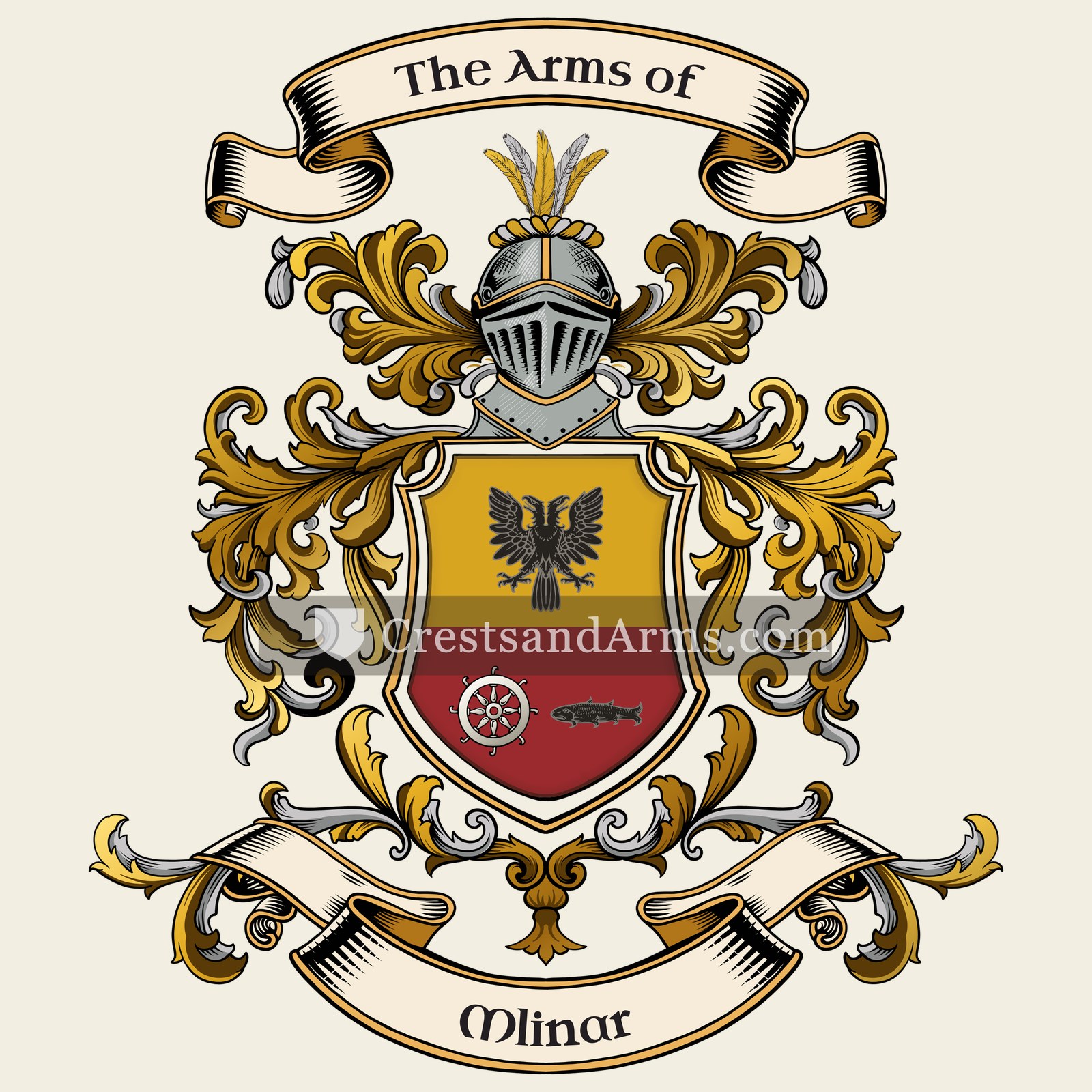 The Mlinar coat of arms