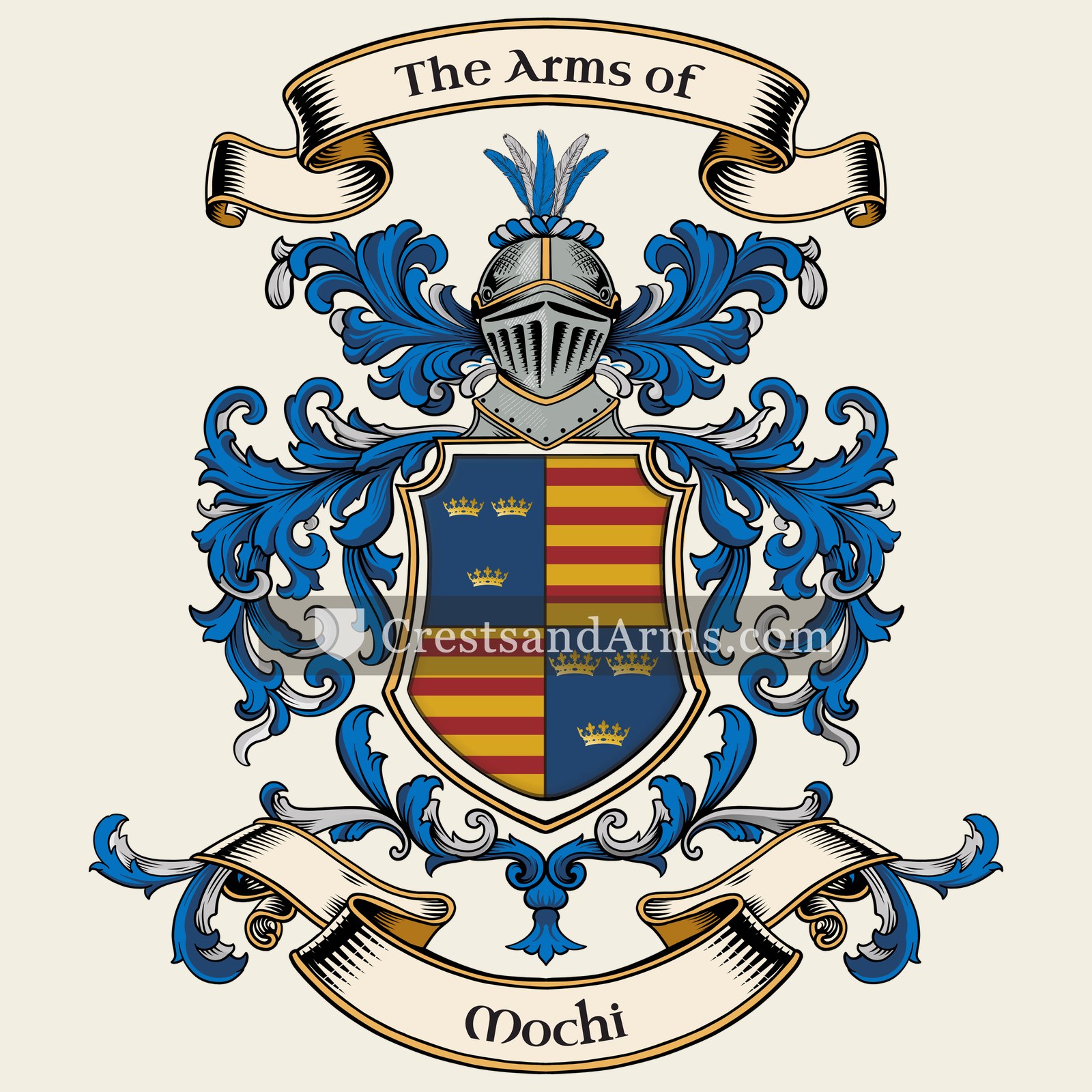 The Mochi coat of arms