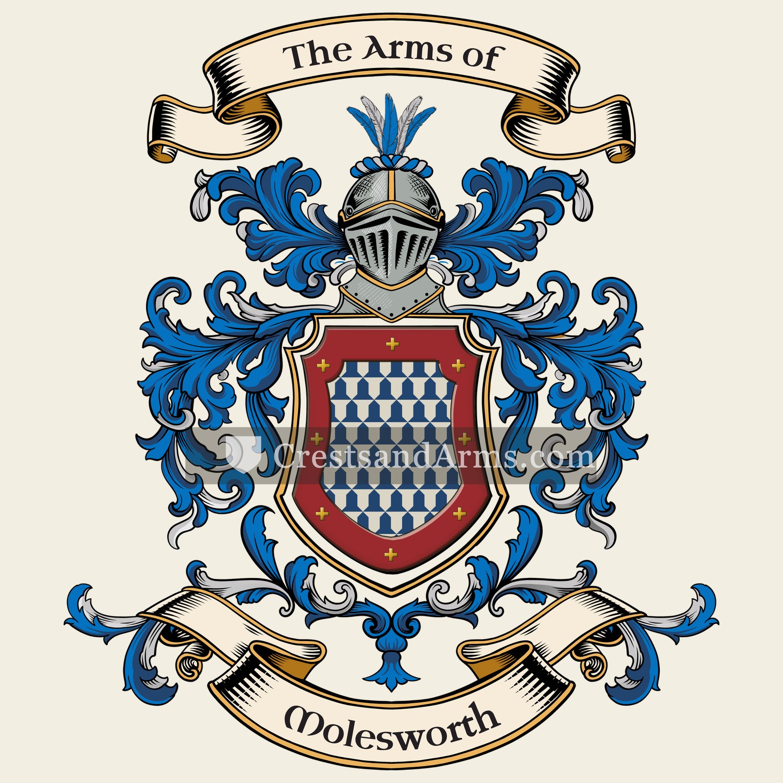 The Molesworth coat of arms