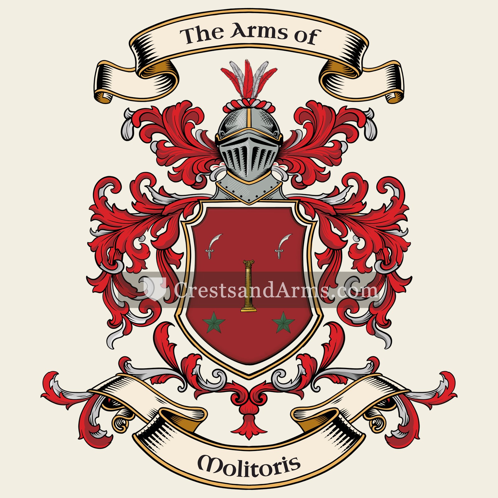 The Molitoris coat of arms