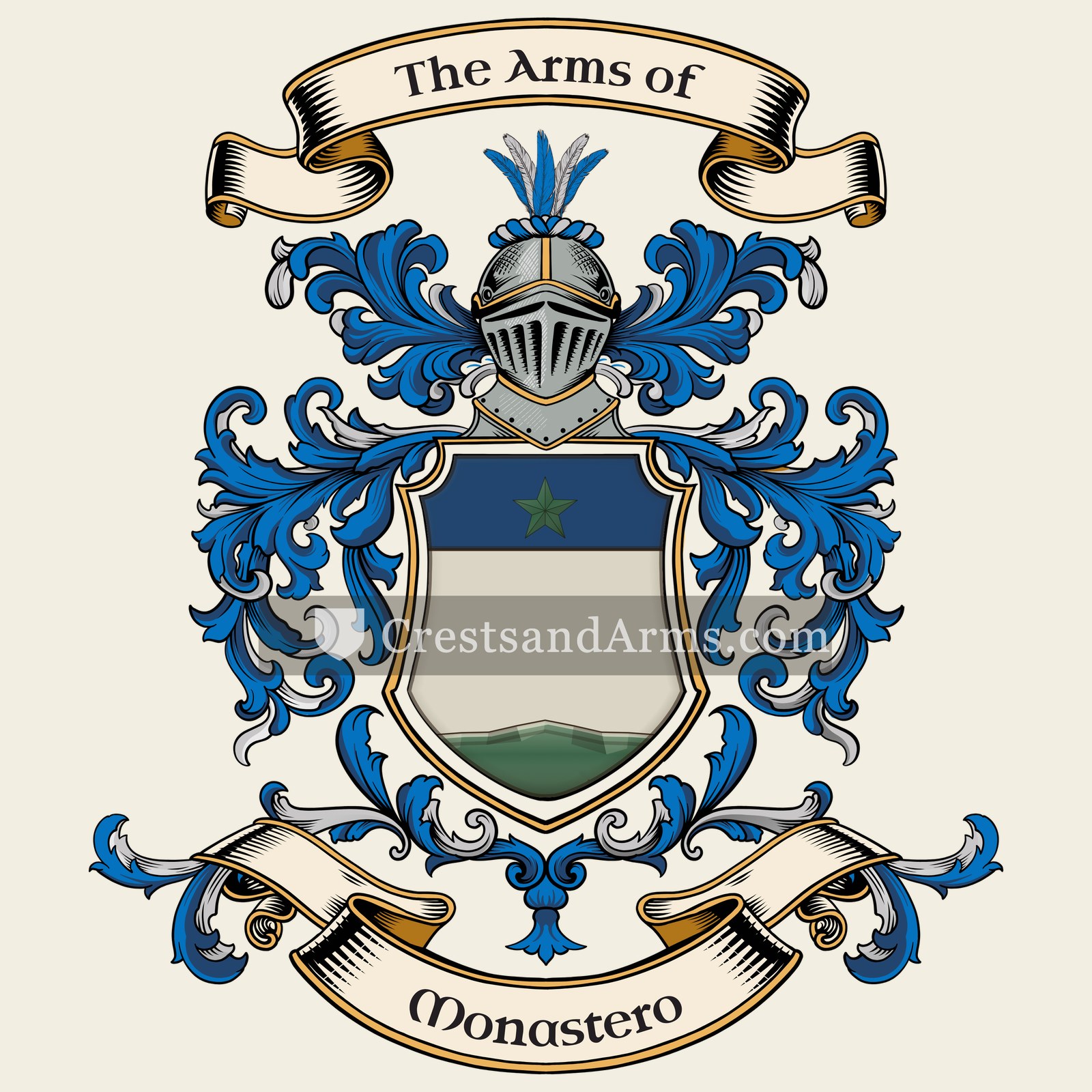 The Monastero coat of arms