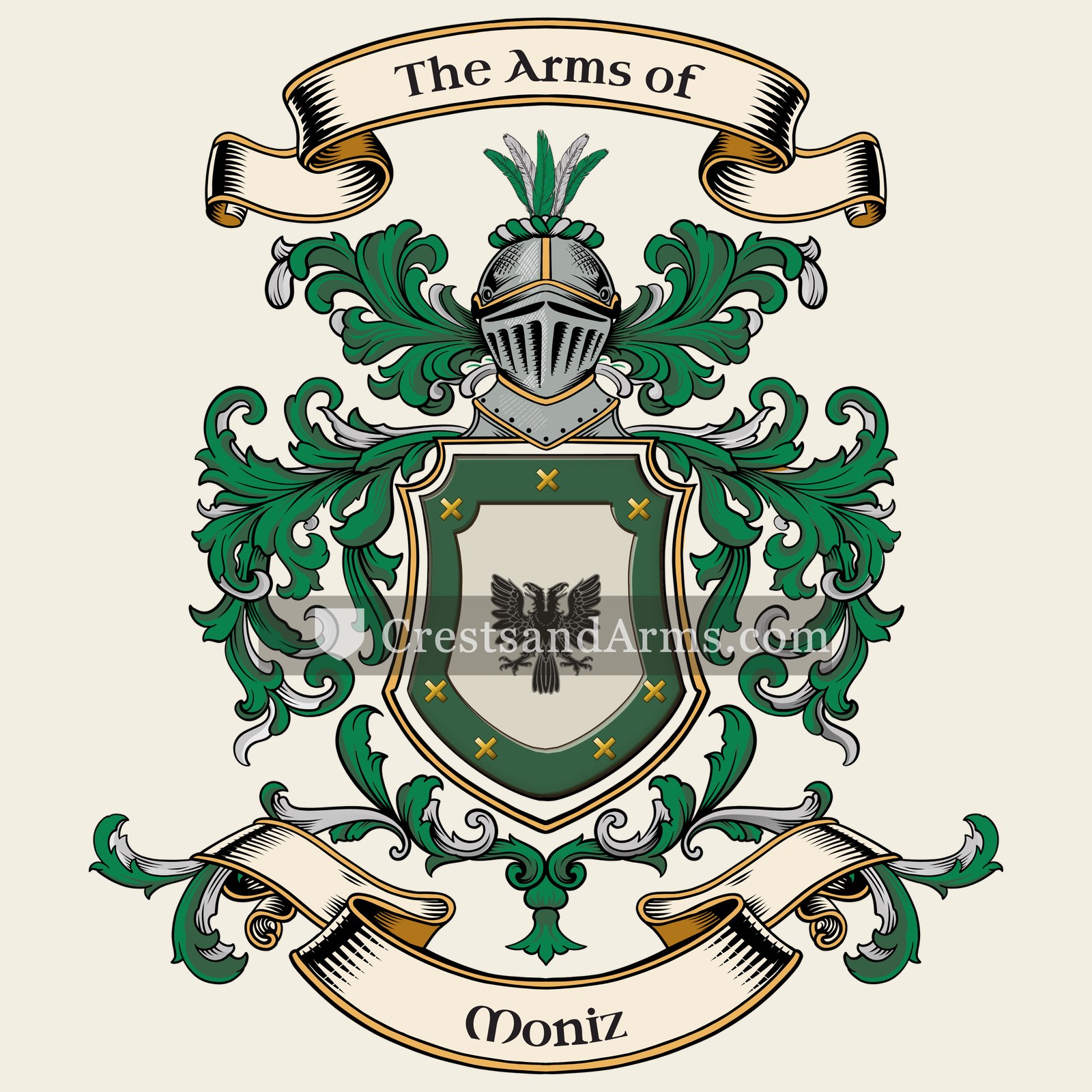 The Moniz coat of arms