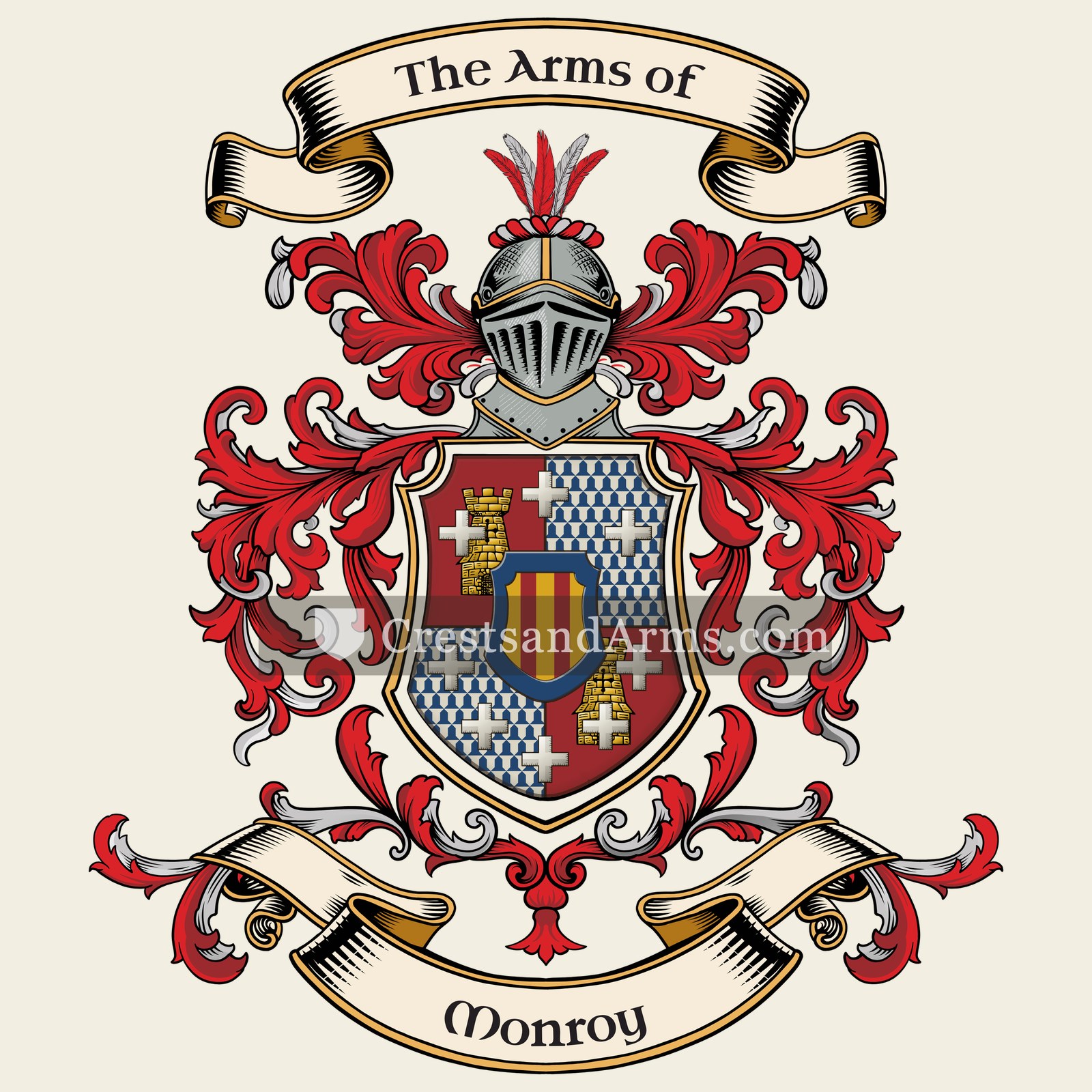 The Monroy coat of arms