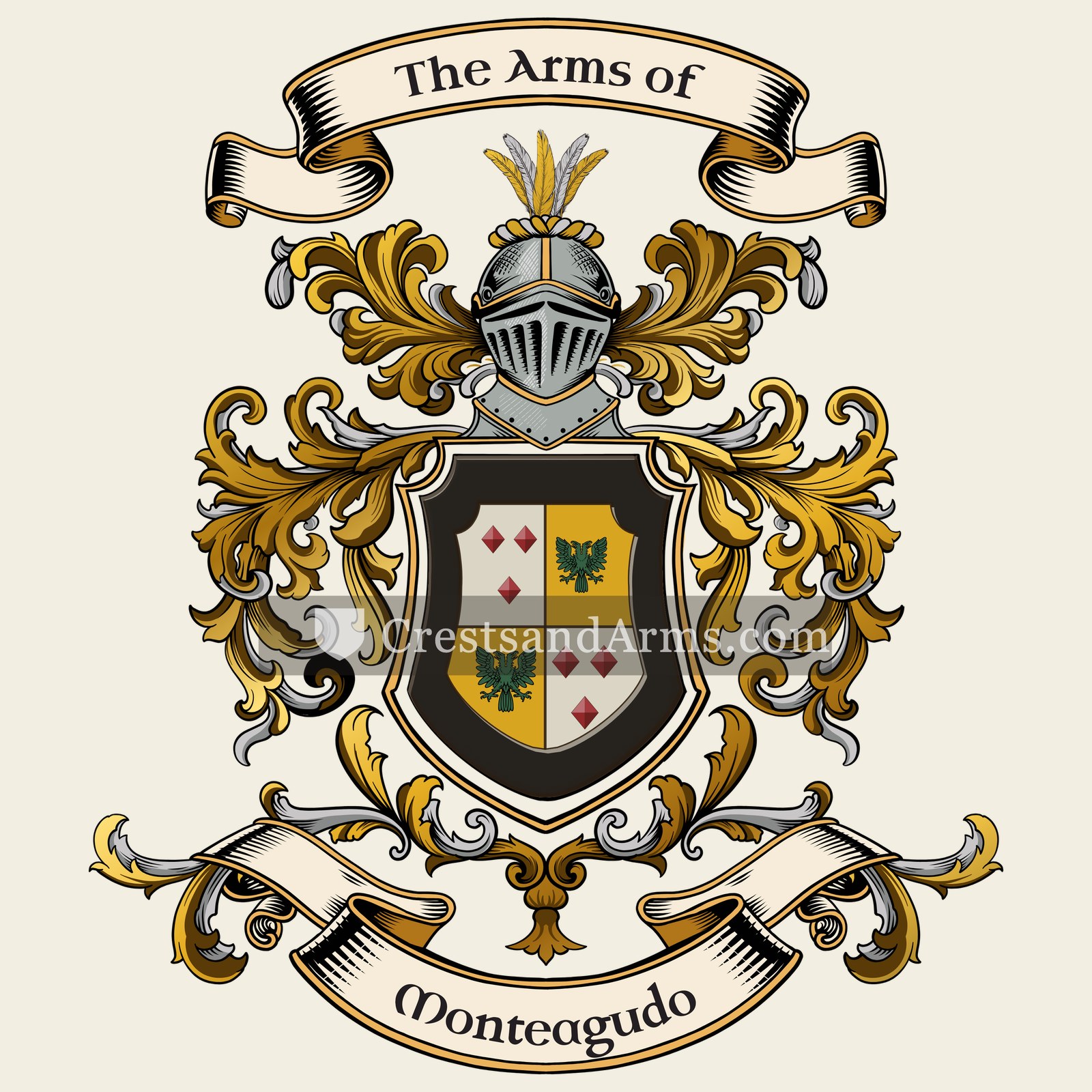 The Monteagudo coat of arms