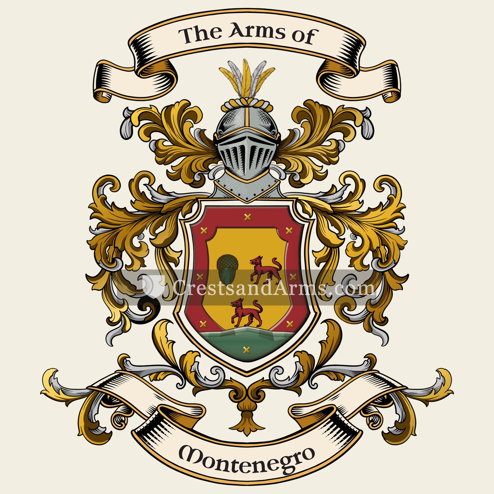 The Montenegro coat of arms