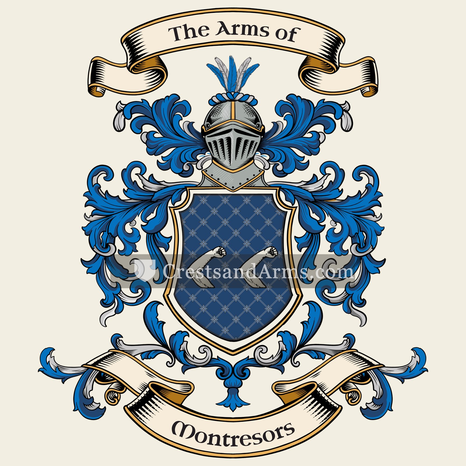 The Montresors coat of arms