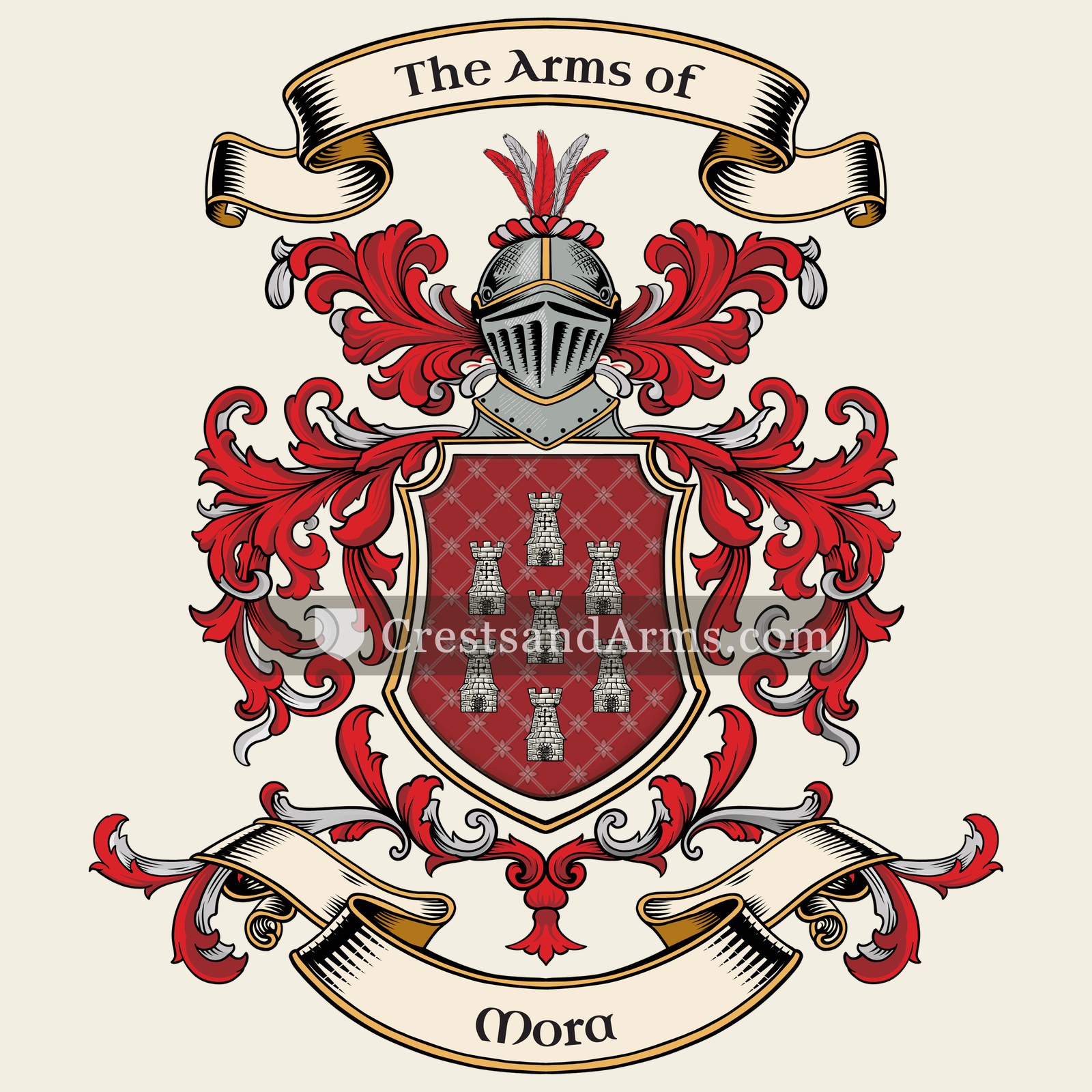The Mora coat of arms