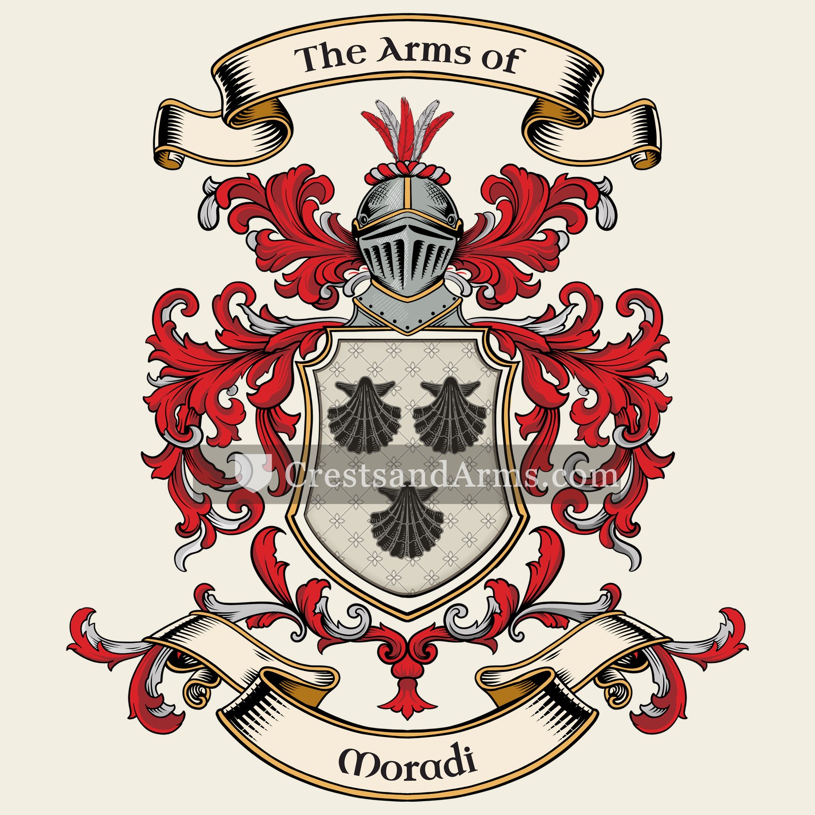 The Moradi coat of arms