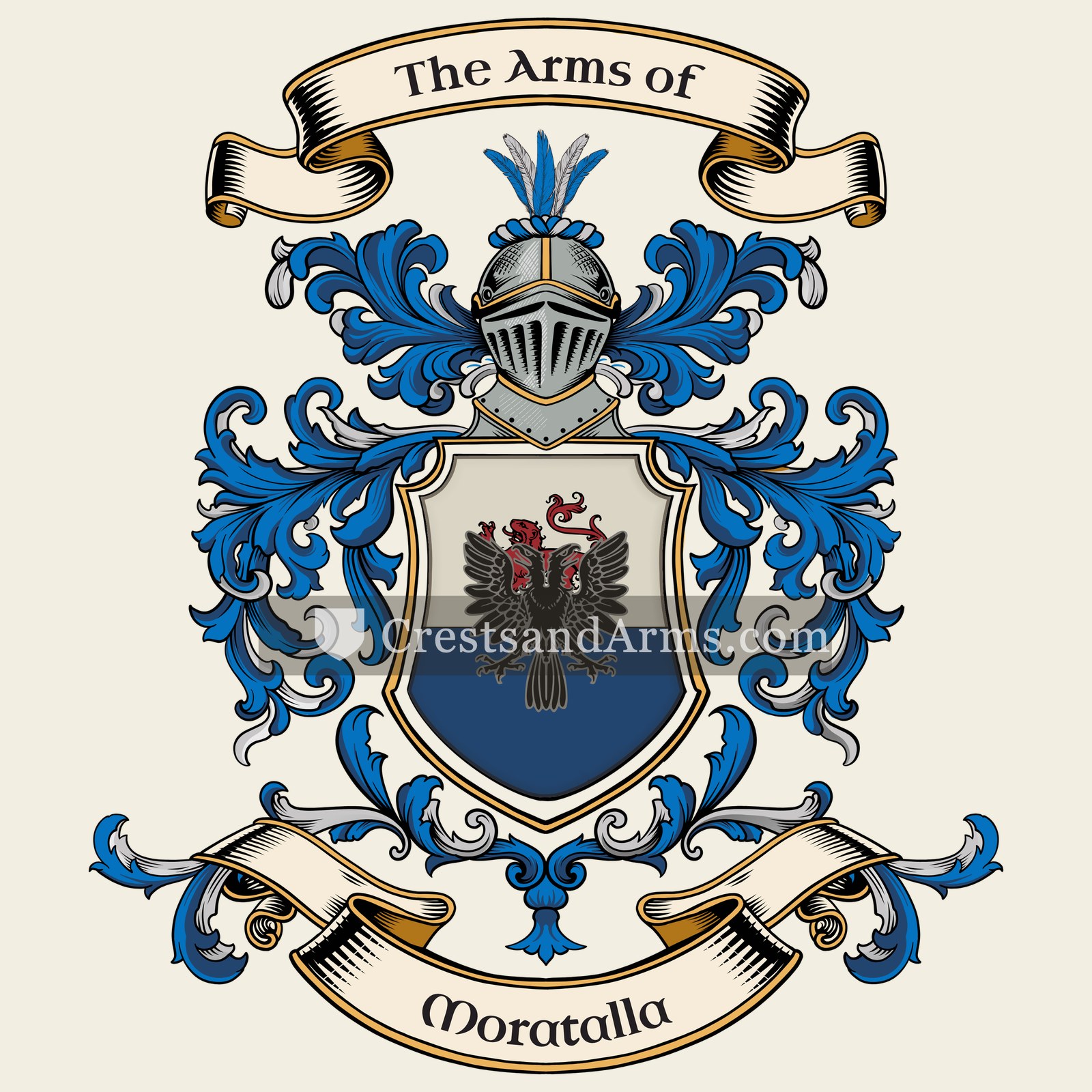 The Moratalla coat of arms, drawn from the recorded blazon