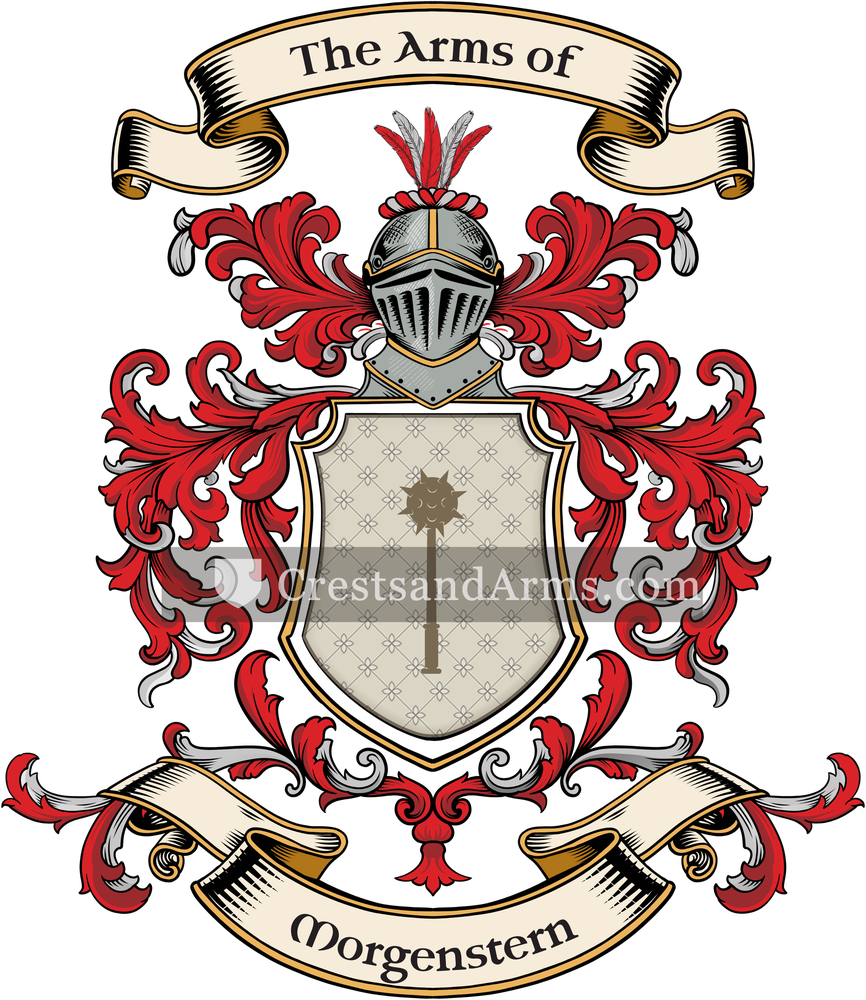 The Morgenstern coat of arms, drawn from the recorded blazon