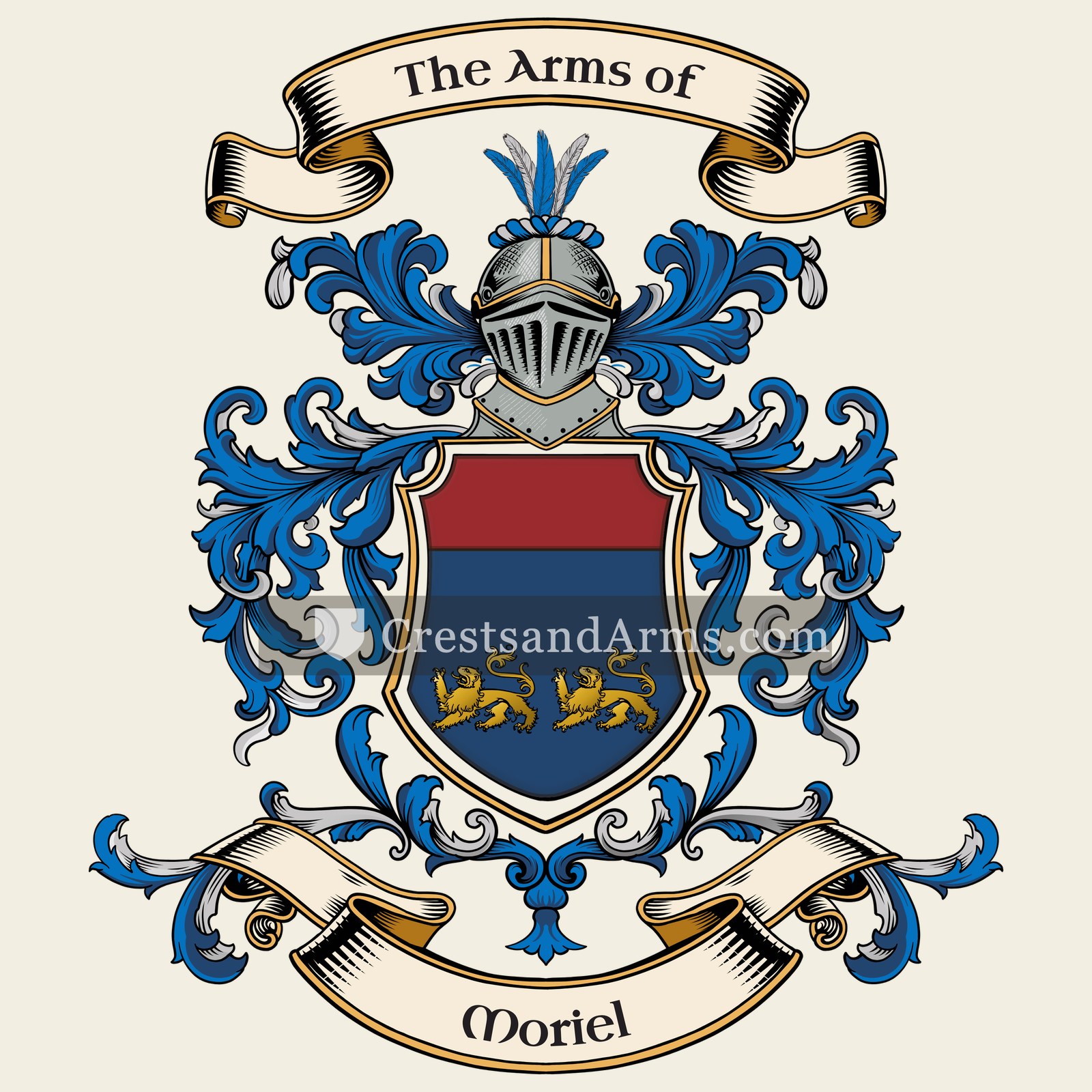 The Moriel coat of arms