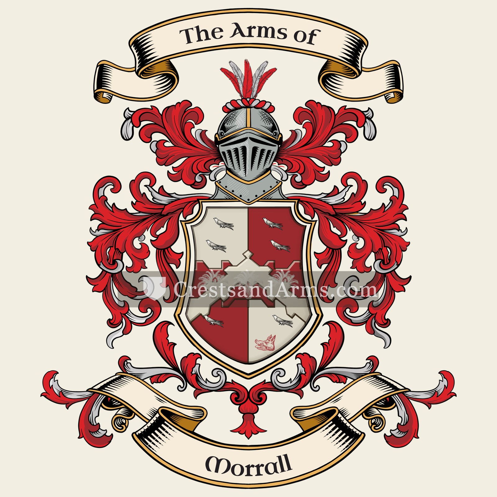 The Morrall coat of arms