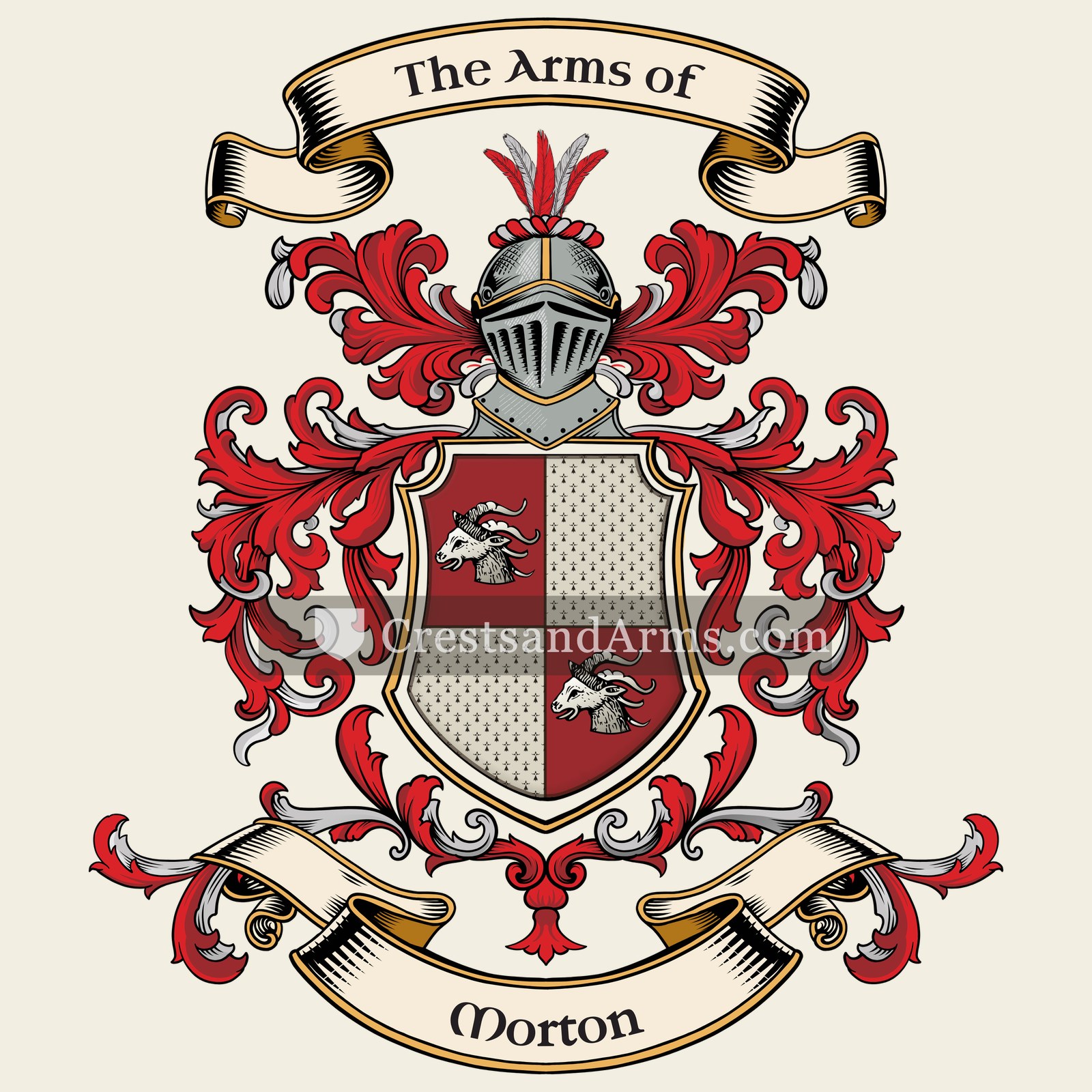 The Morton coat of arms