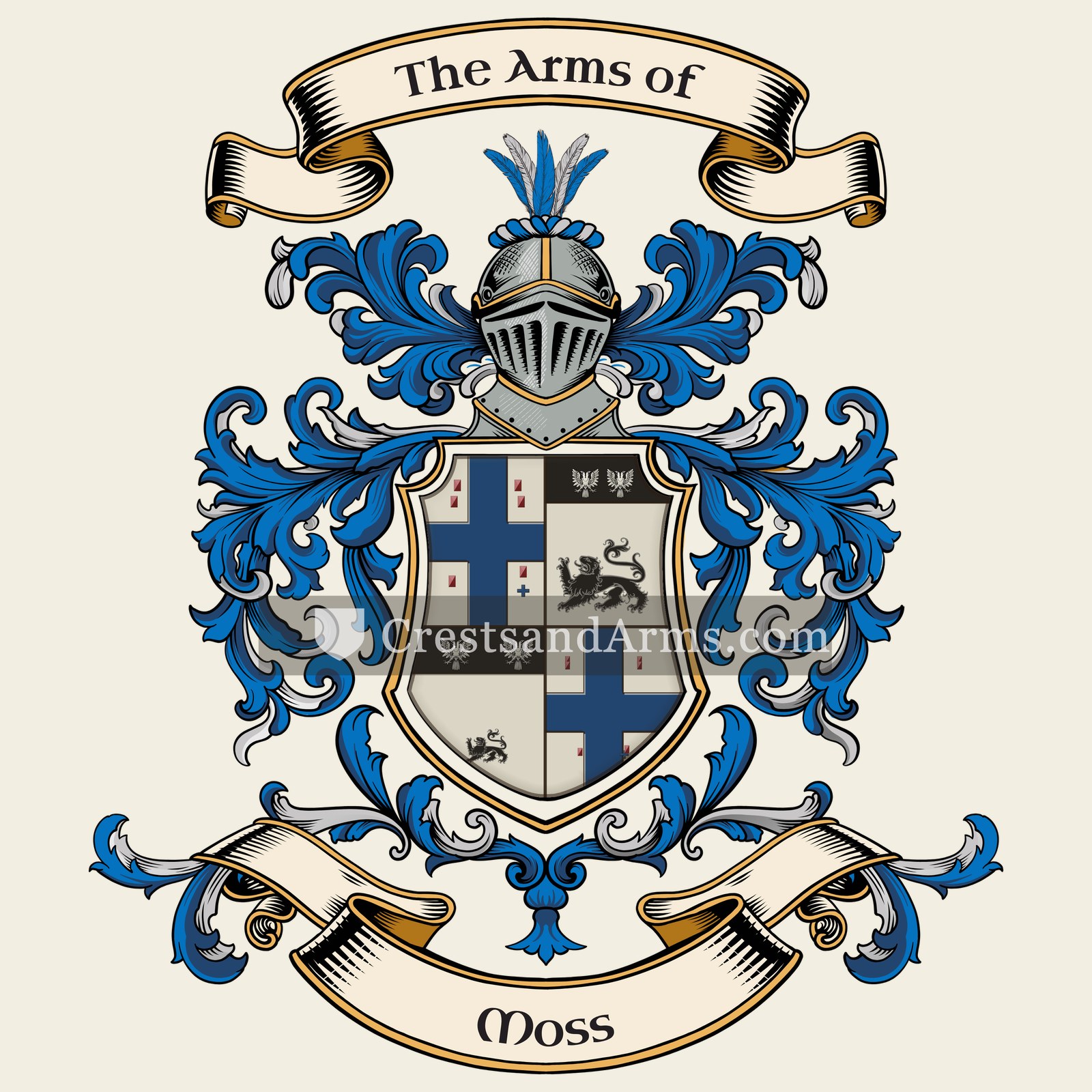 The Moss coat of arms
