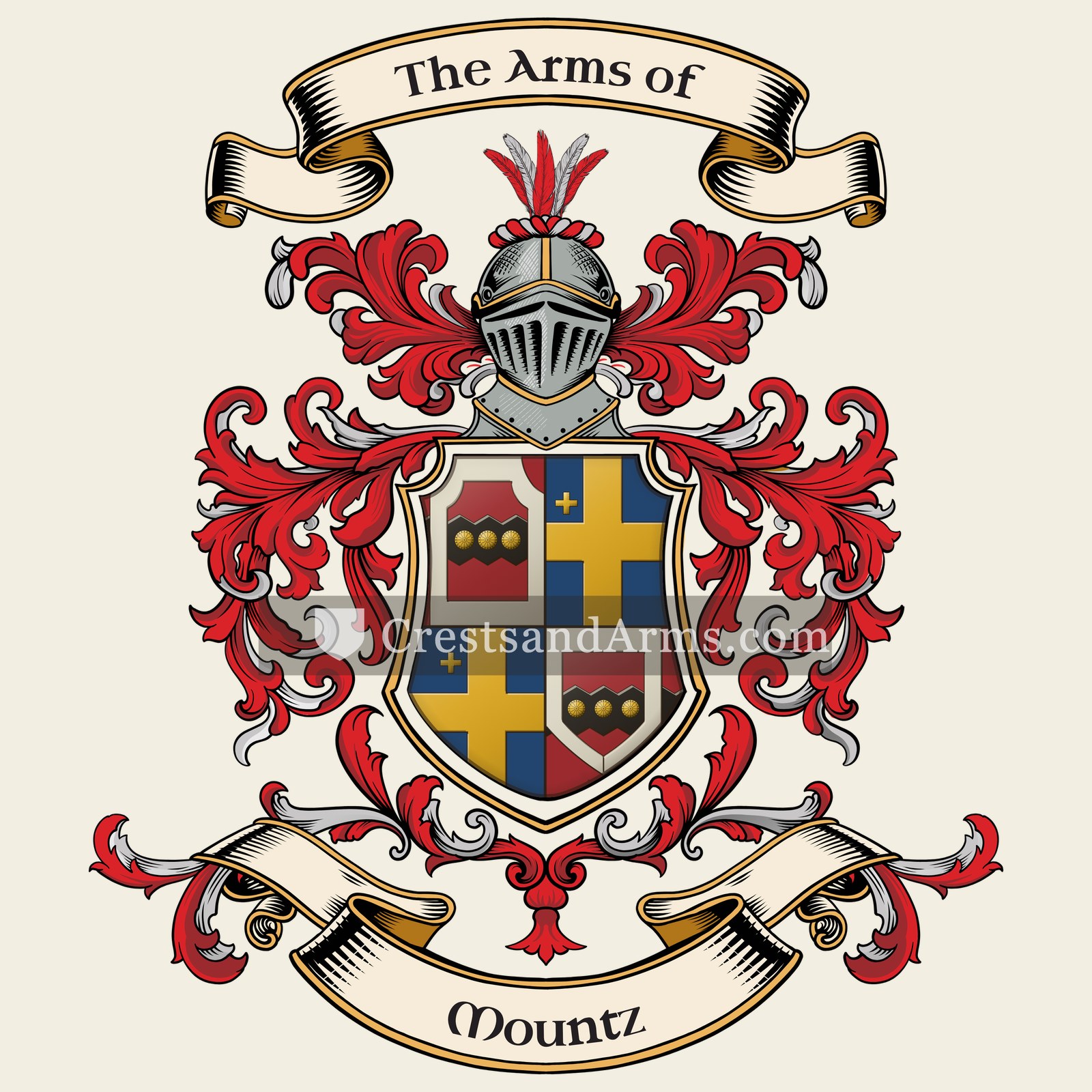 The Mountz coat of arms