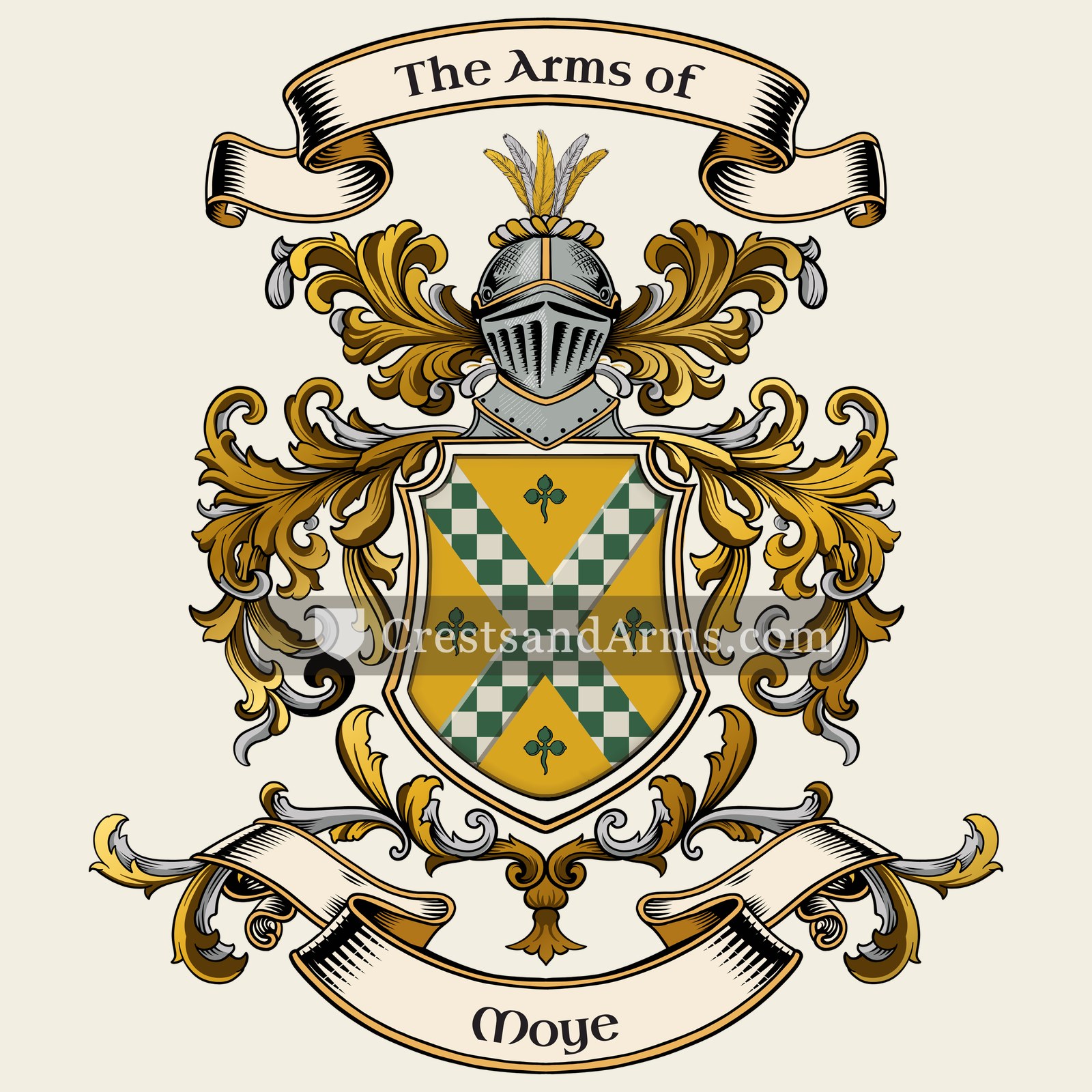 The Moye coat of arms