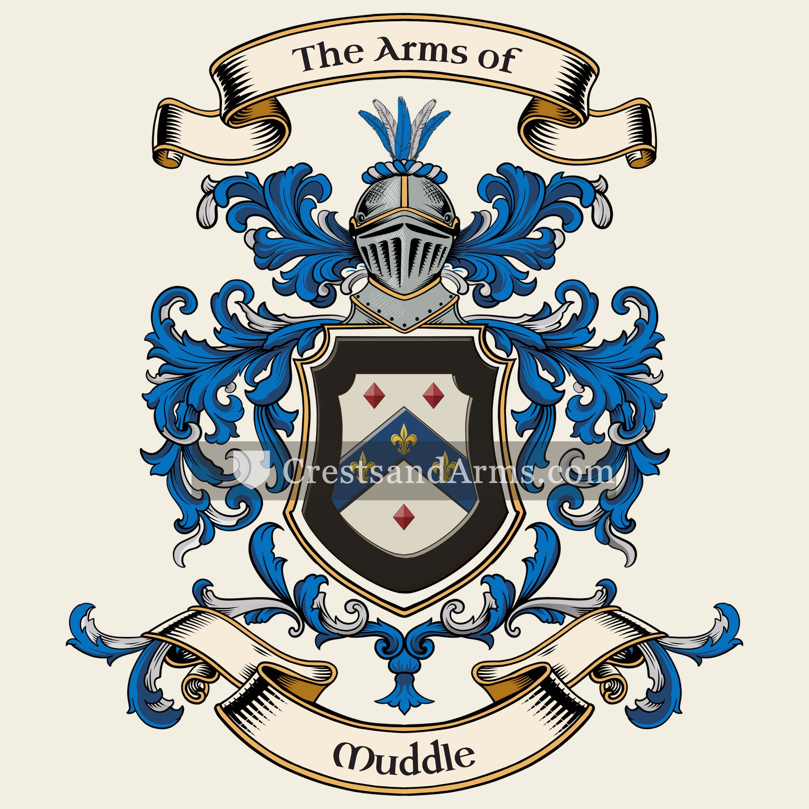 The Muddle coat of arms