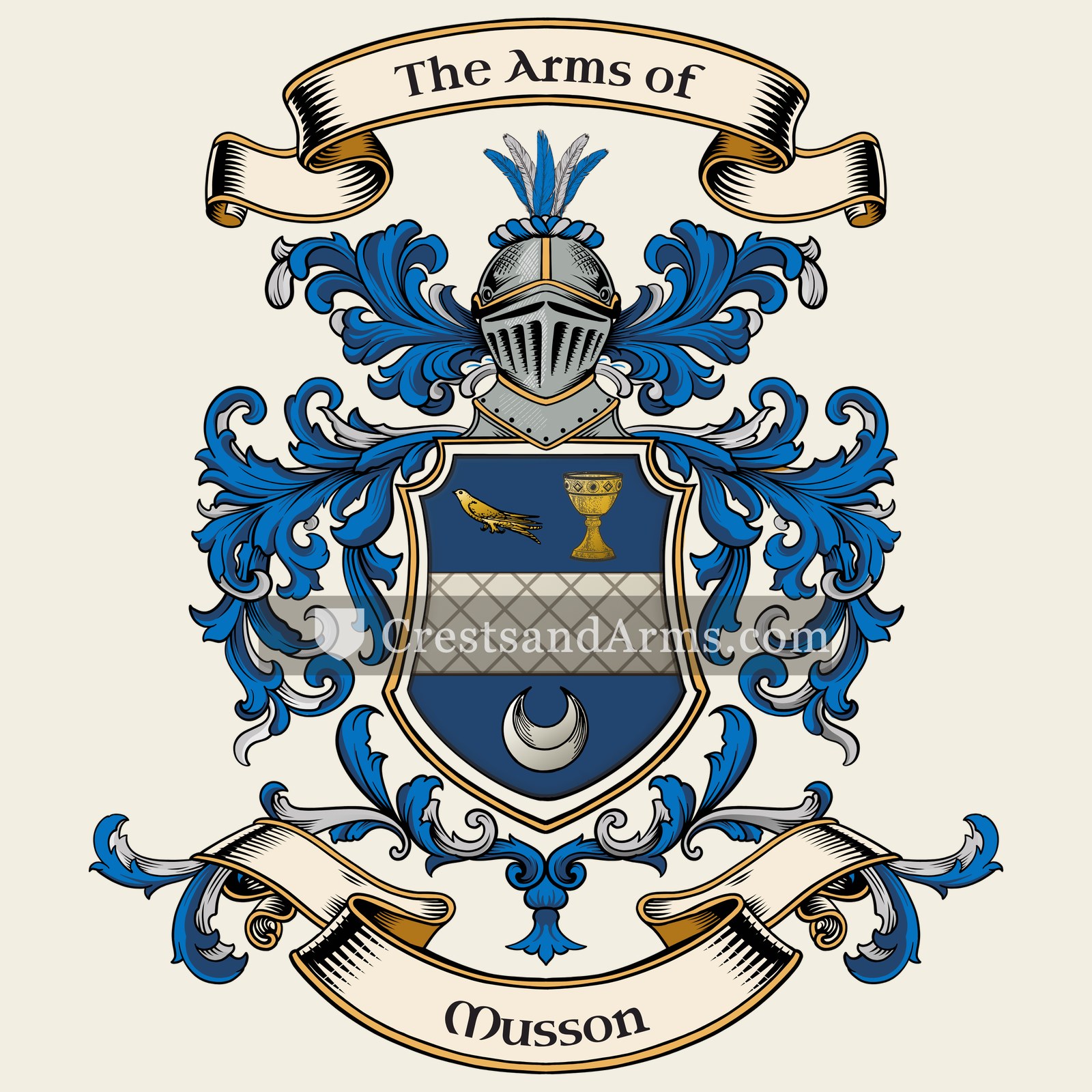 The Musson coat of arms
