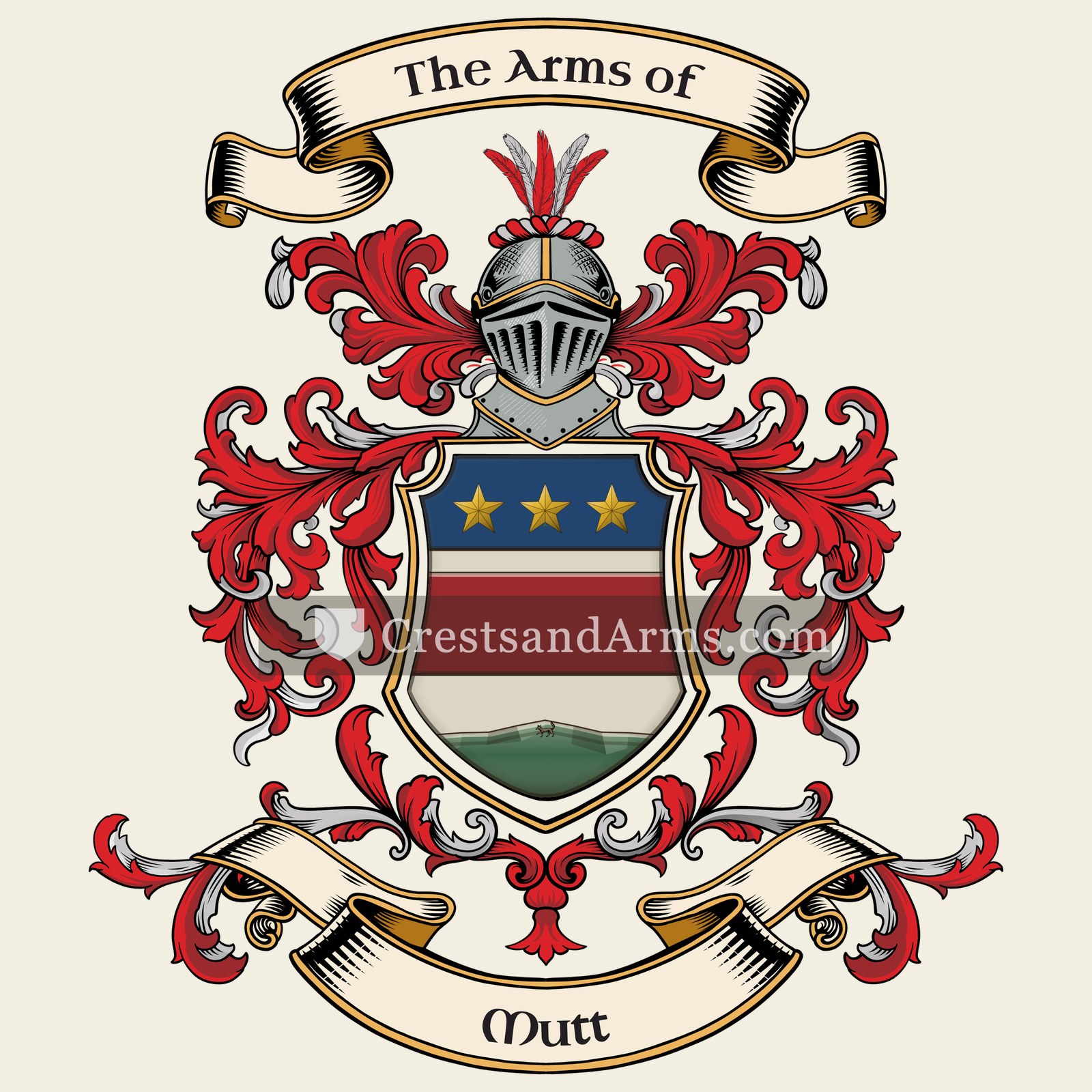 The Mutt coat of arms