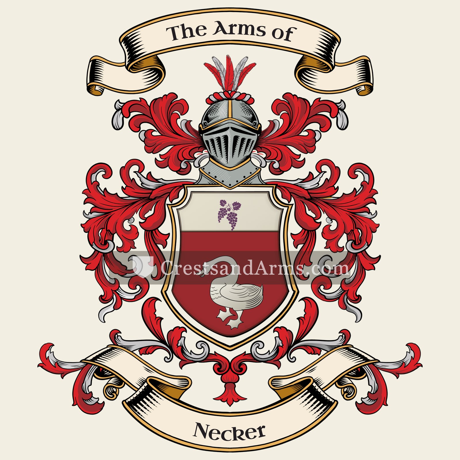The Necker coat of arms