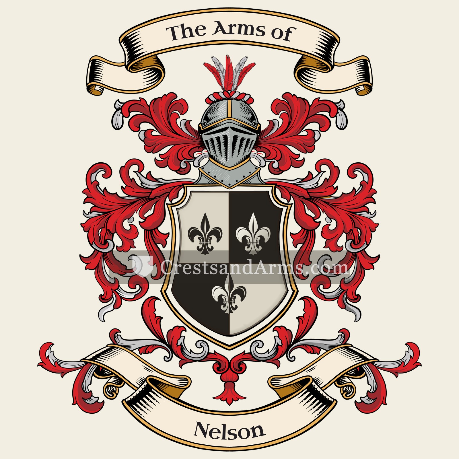 The Nelson coat of arms