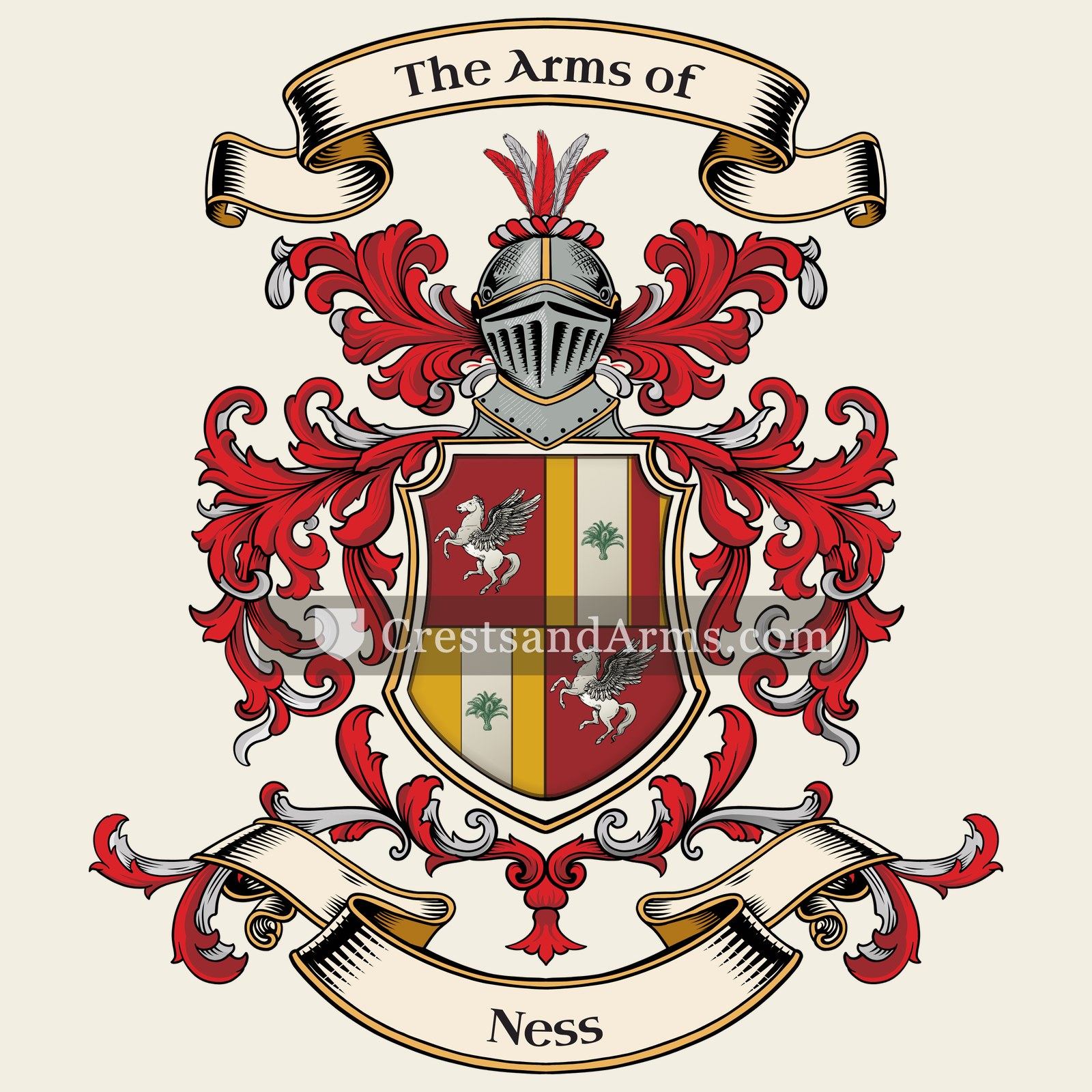 The Ness coat of arms