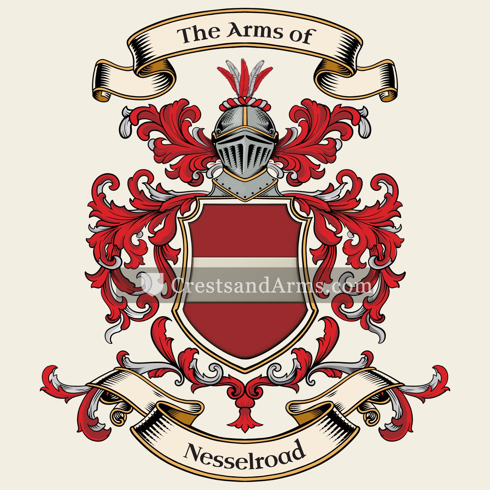 The Nesselroad coat of arms