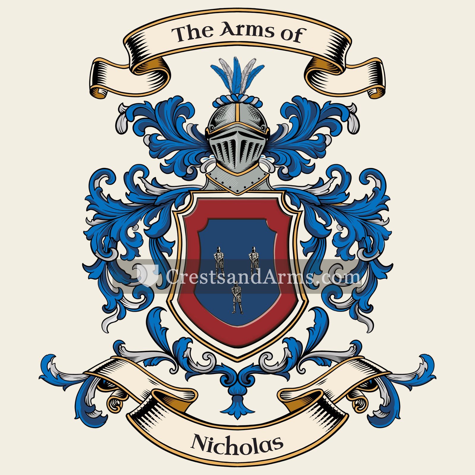 The Nicholas coat of arms