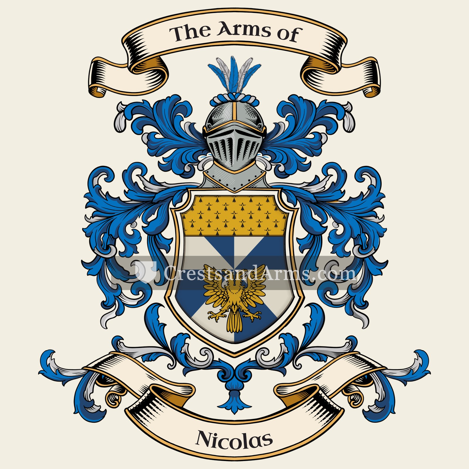 The Nicolas coat of arms