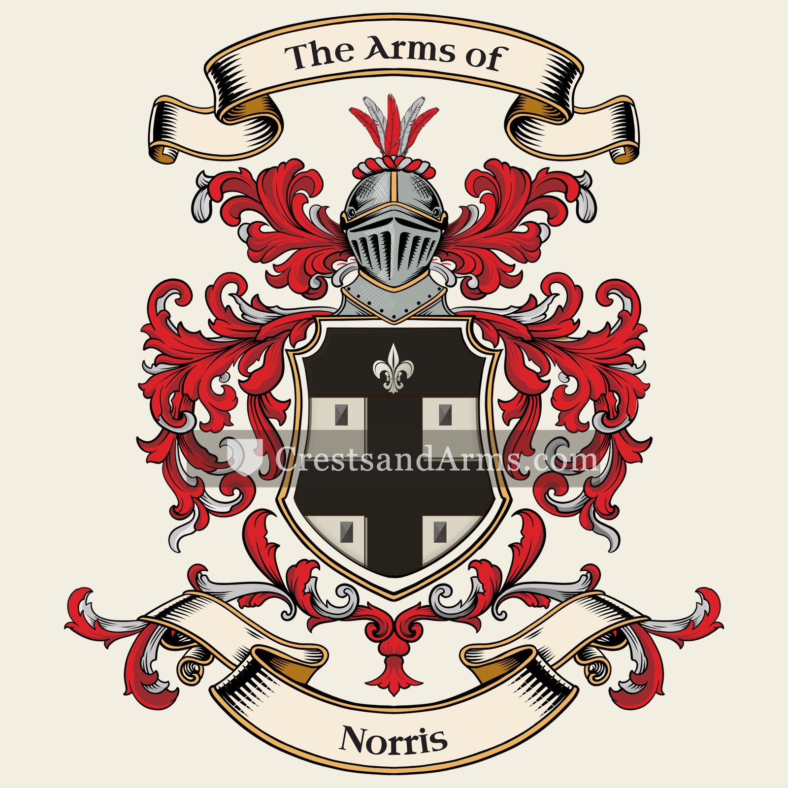 The Norris coat of arms