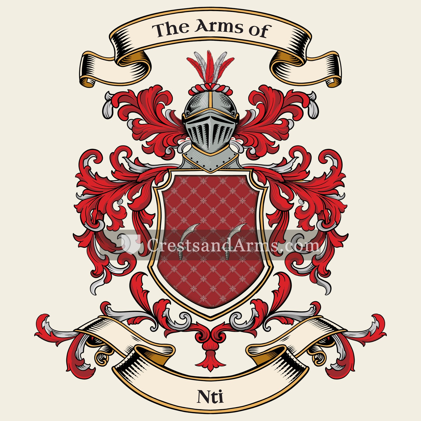 The Nti coat of arms