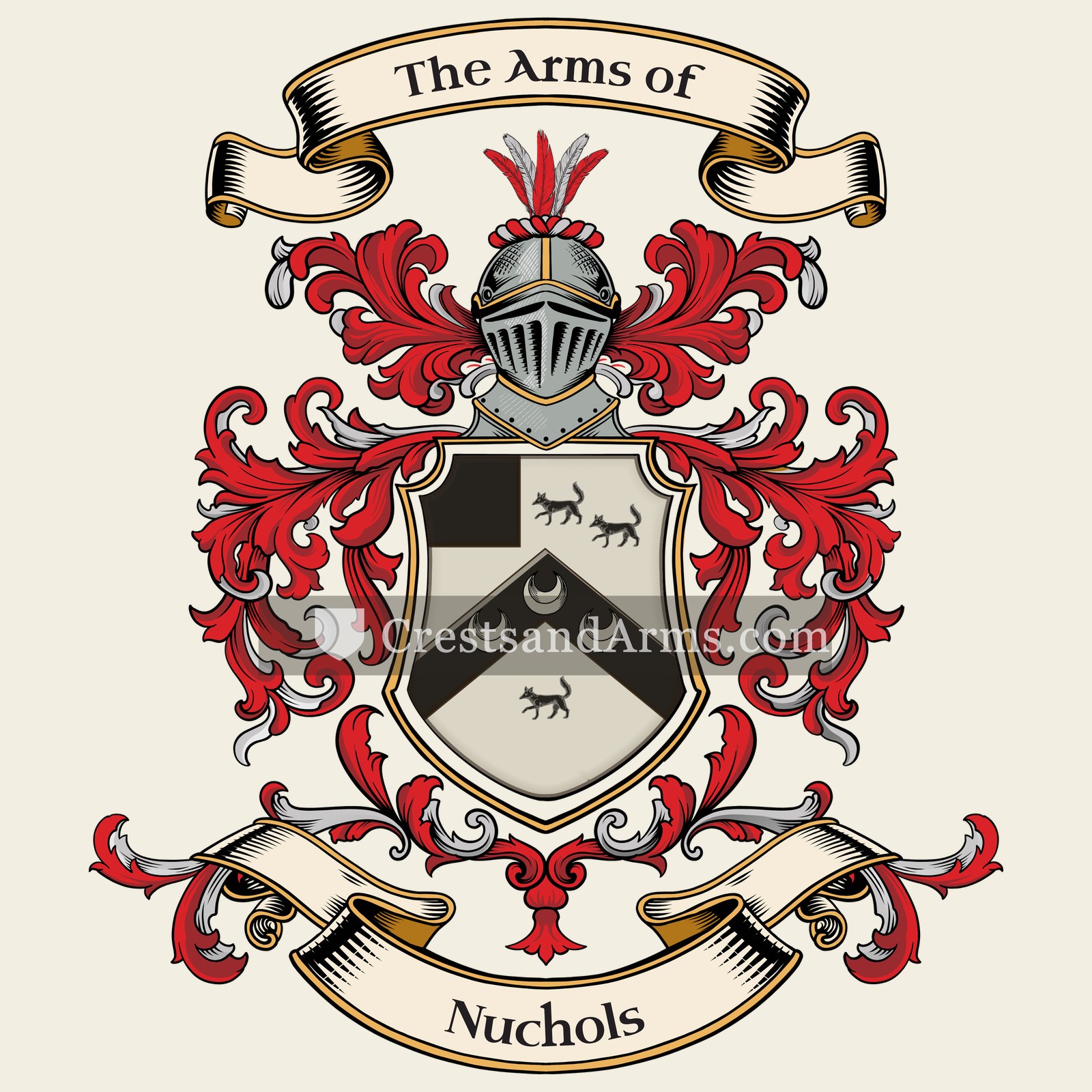 The Nuchols coat of arms