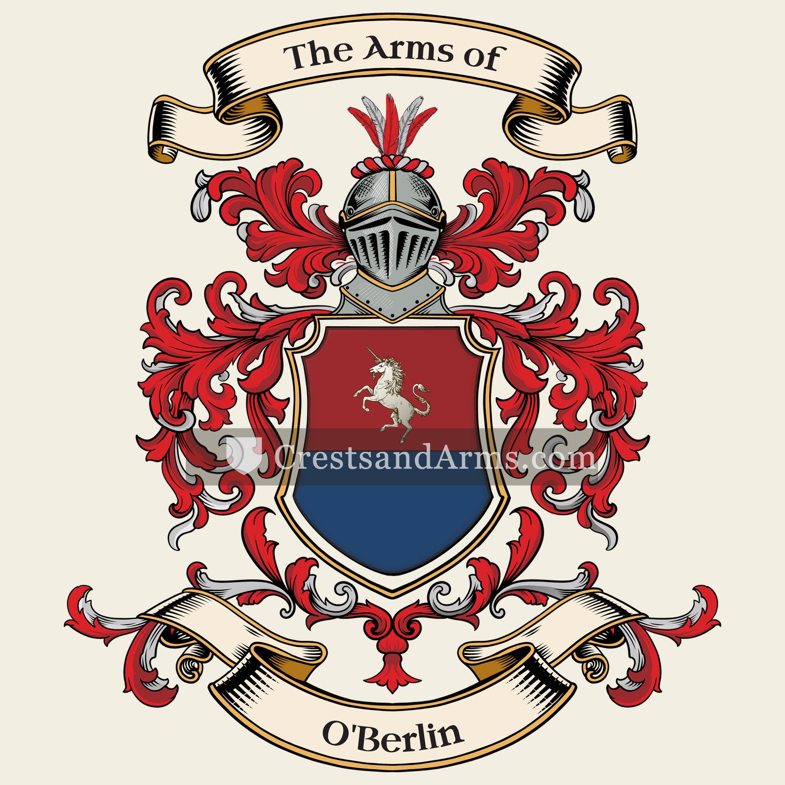 The O'Berlin coat of arms