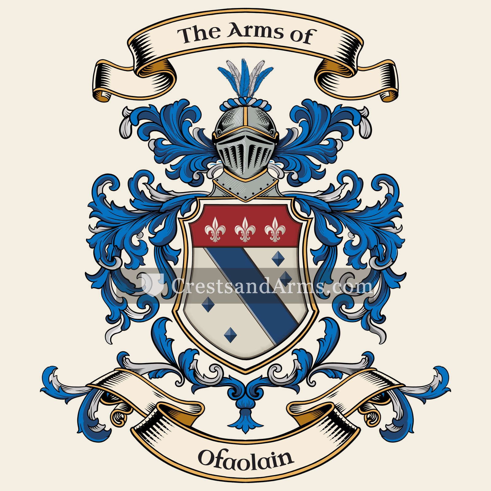 The Ofaolain coat of arms