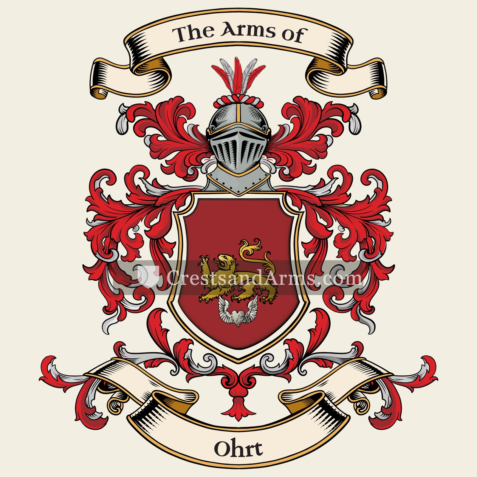 The Ohrt coat of arms