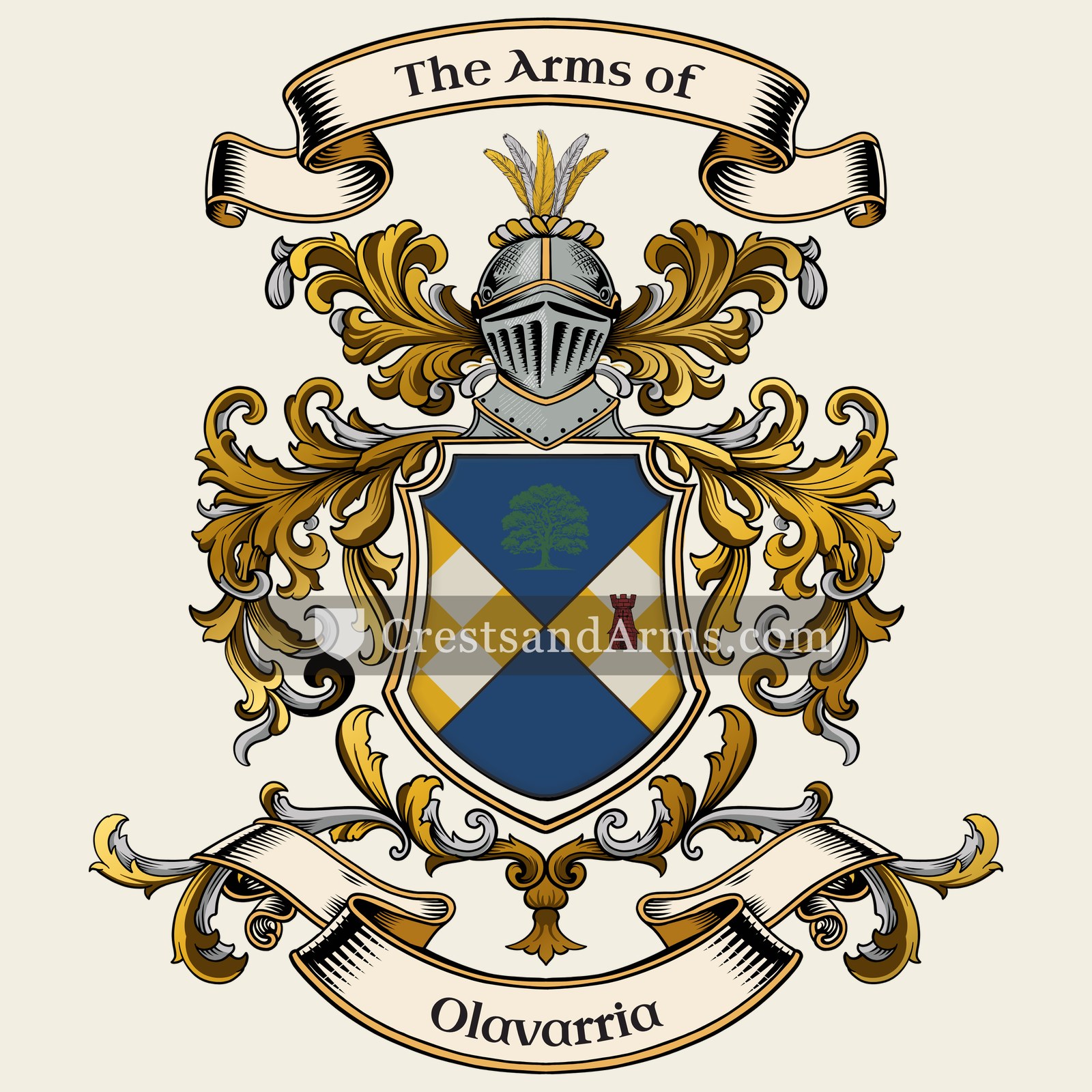 The Olavarria coat of arms