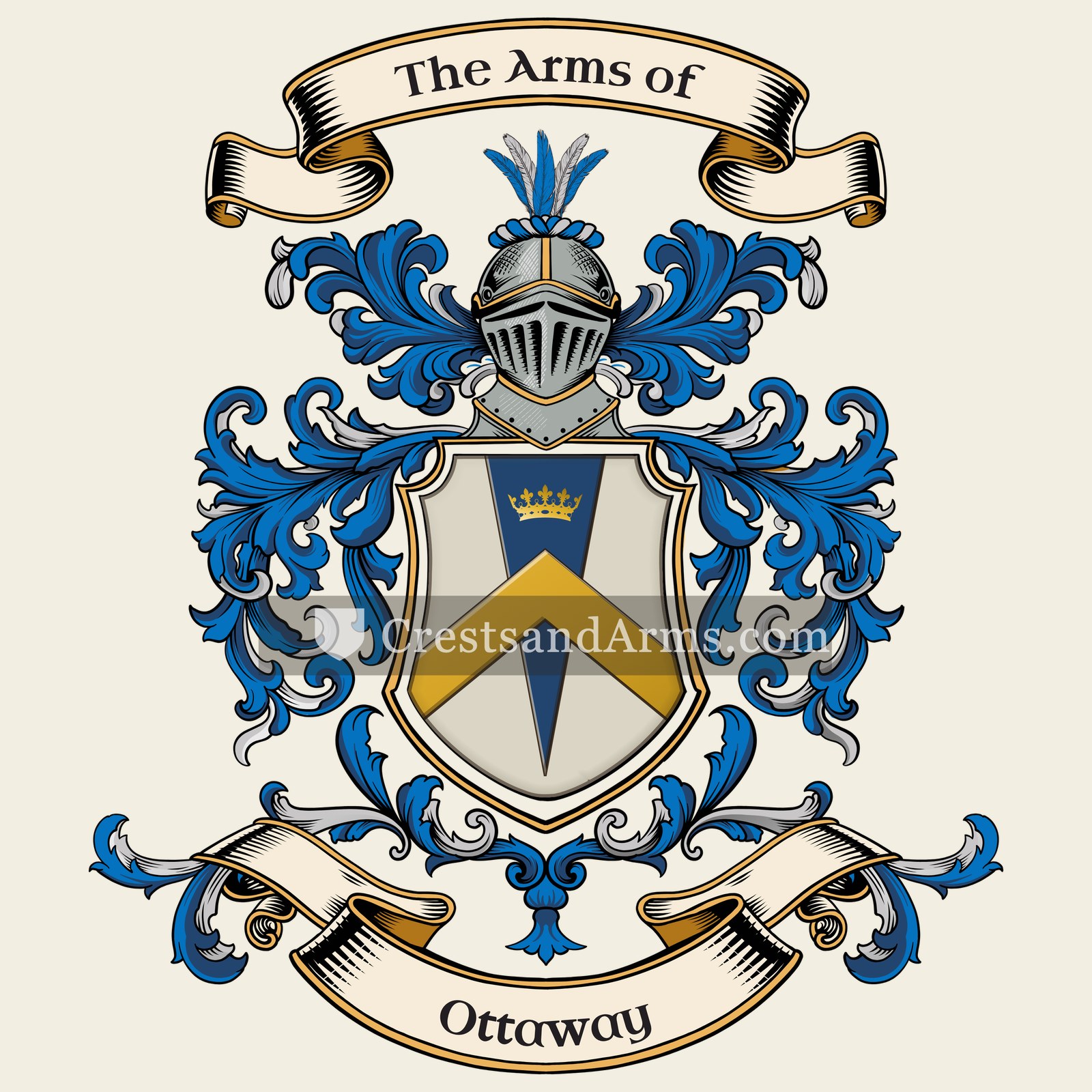 The Ottaway coat of arms