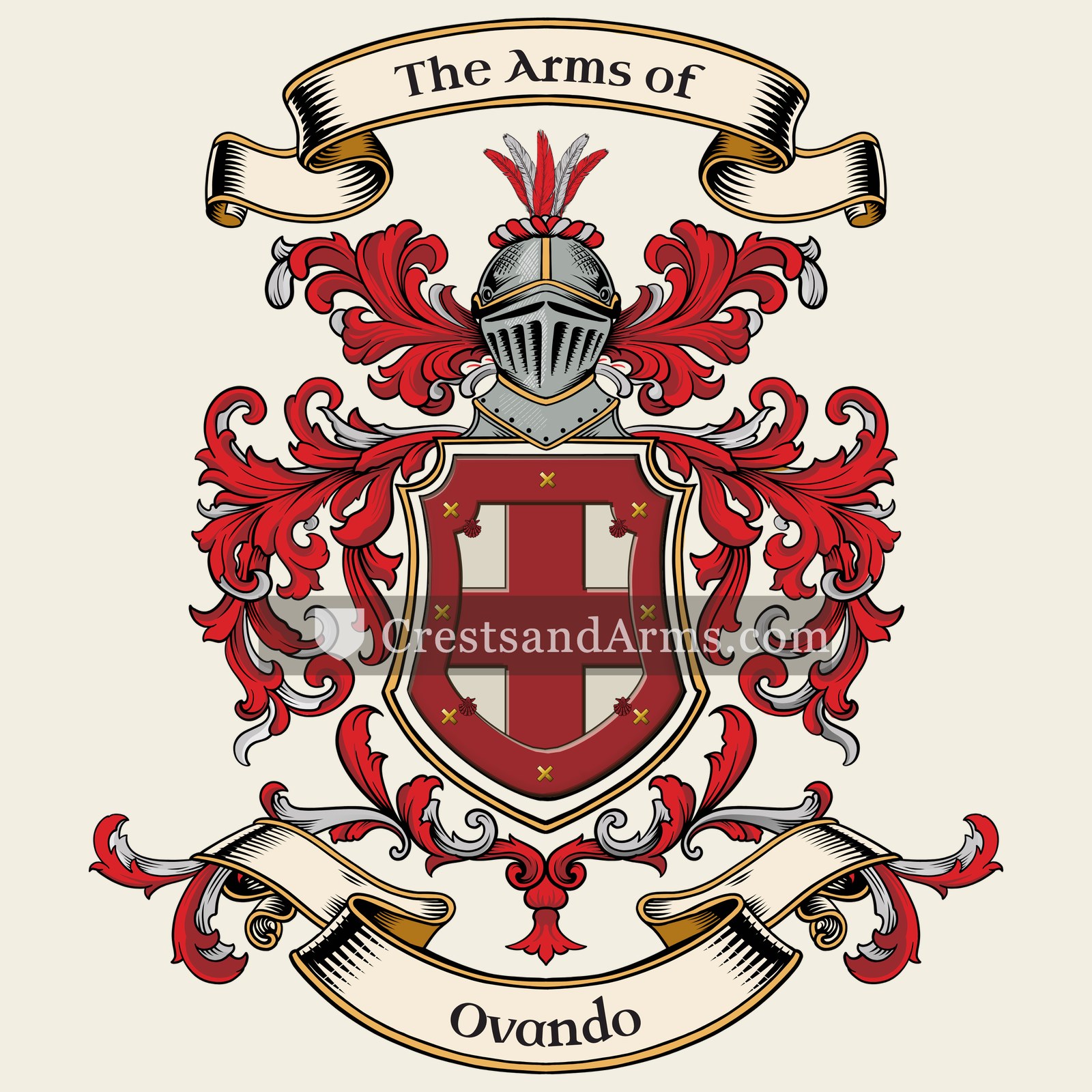 The Ovando coat of arms
