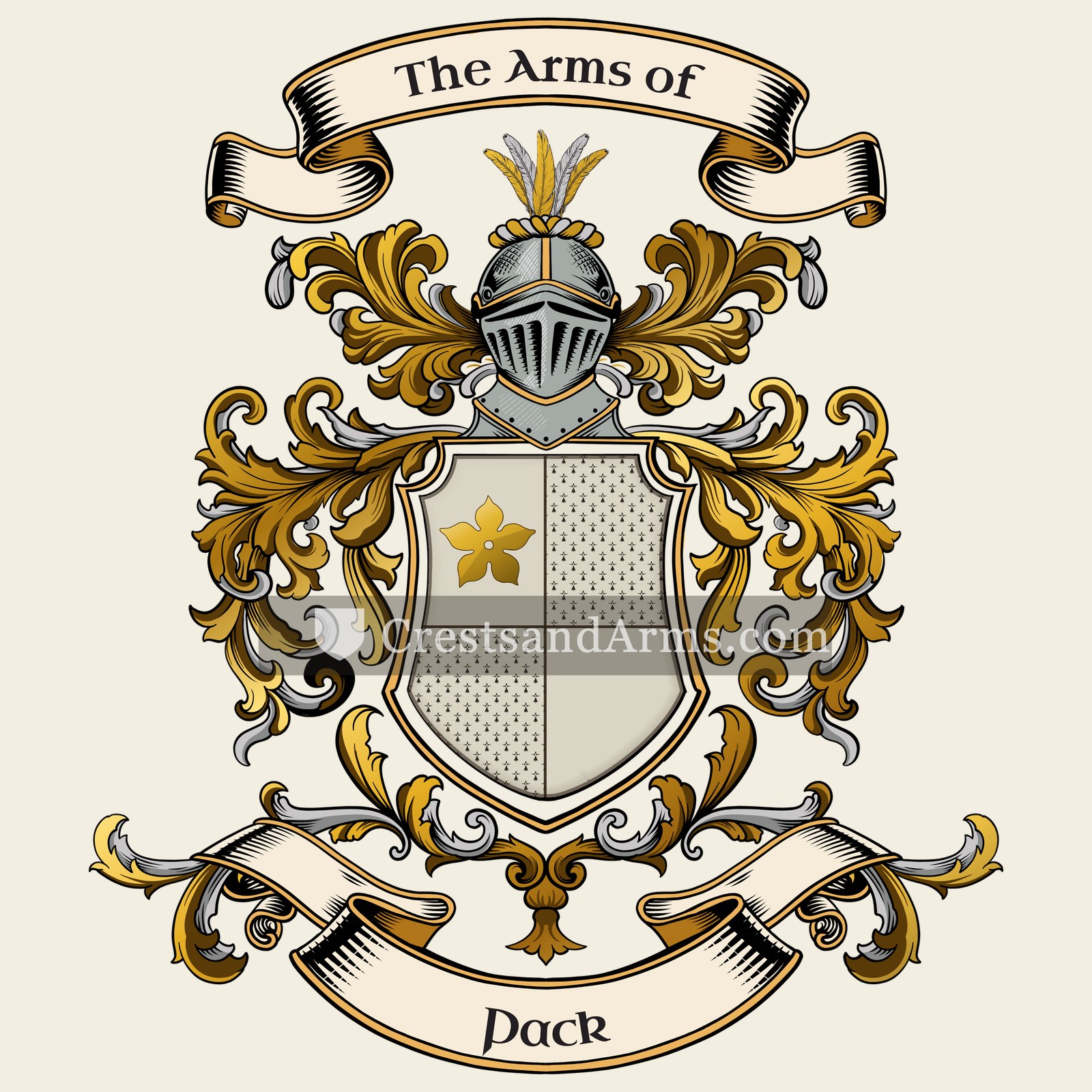 The Pack coat of arms