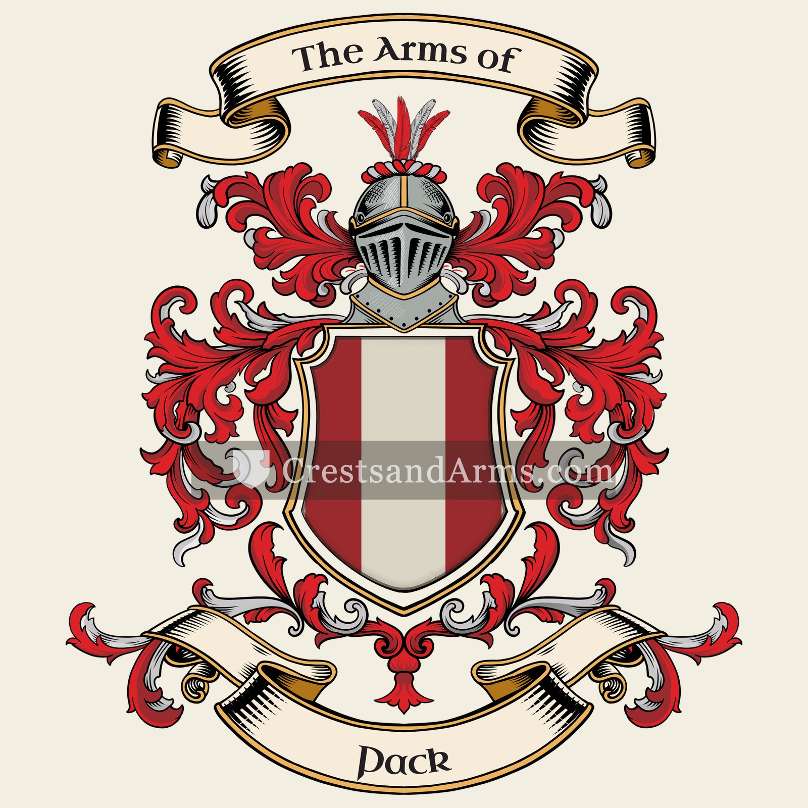 The Pack coat of arms